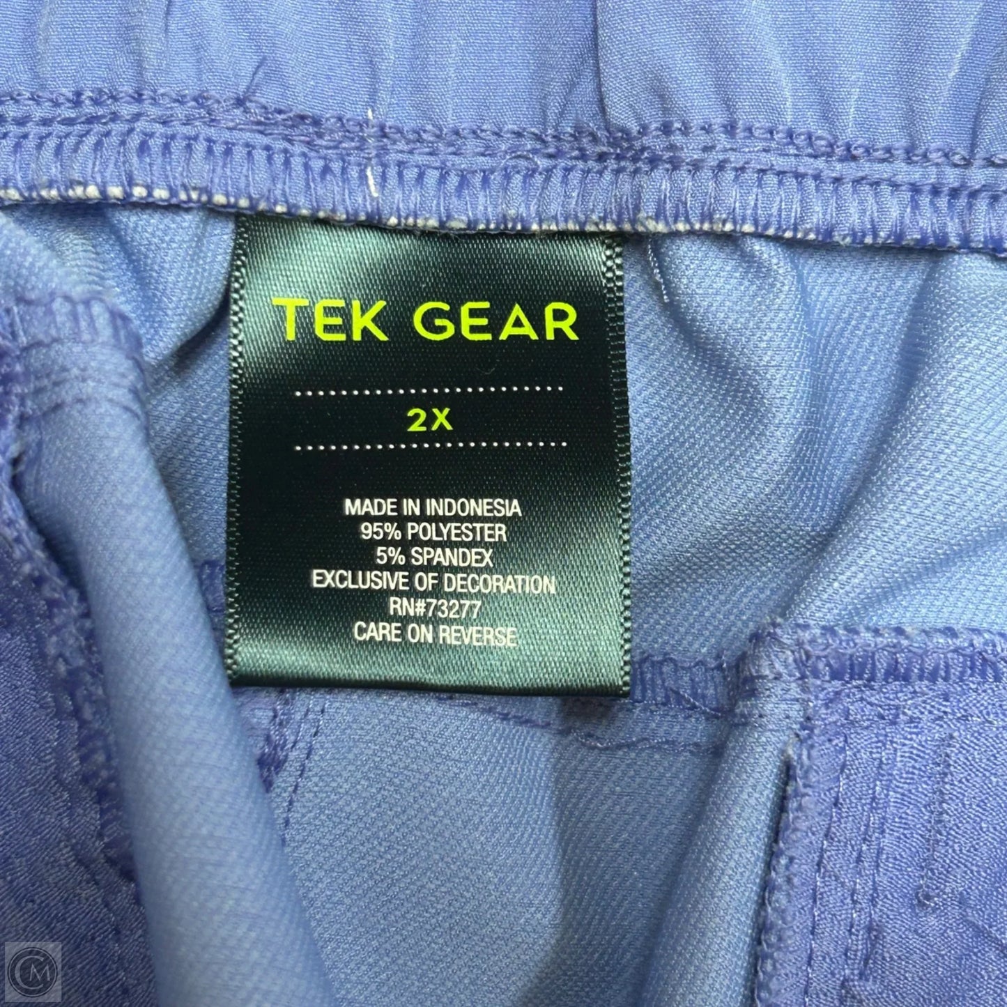Athletic Shorts By Tek Gear In Blue, Size: 20