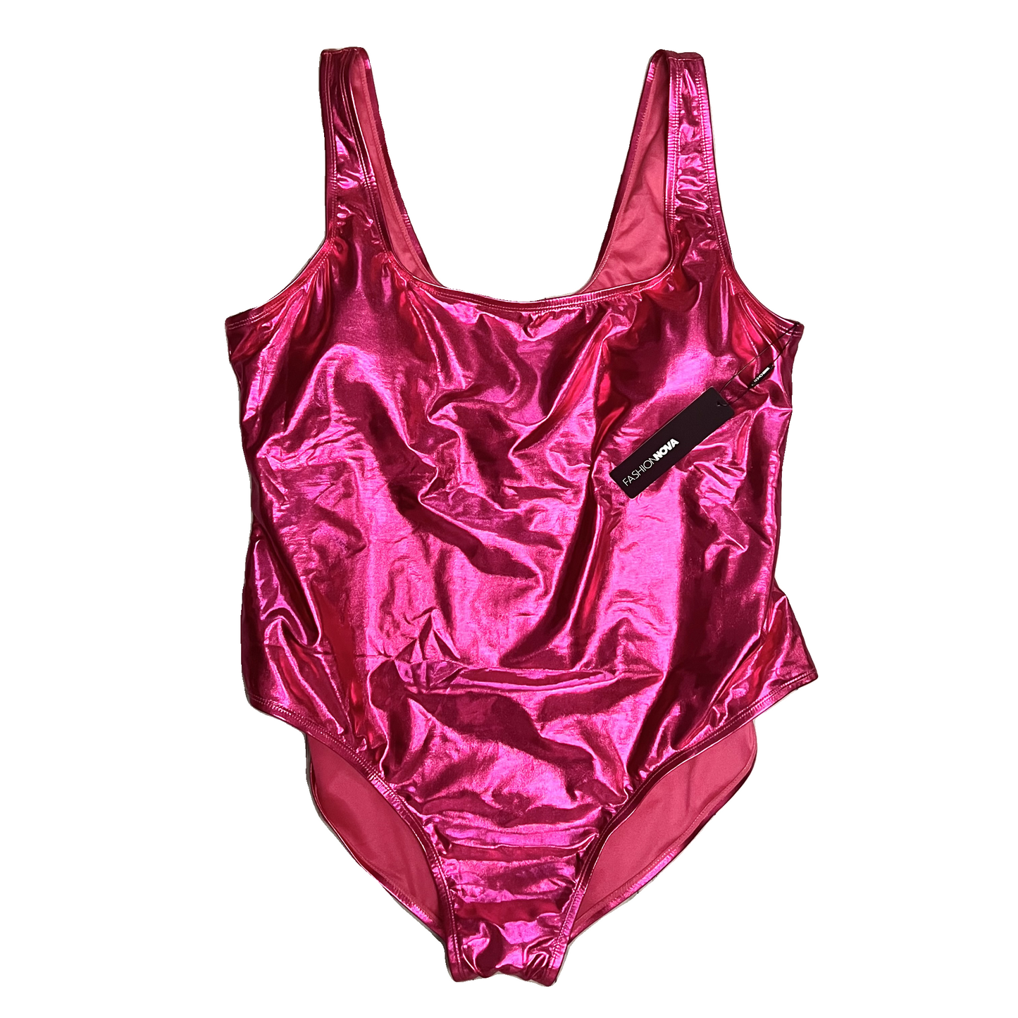 Swimsuit By Fashion Nova In Pink, Size: 3x