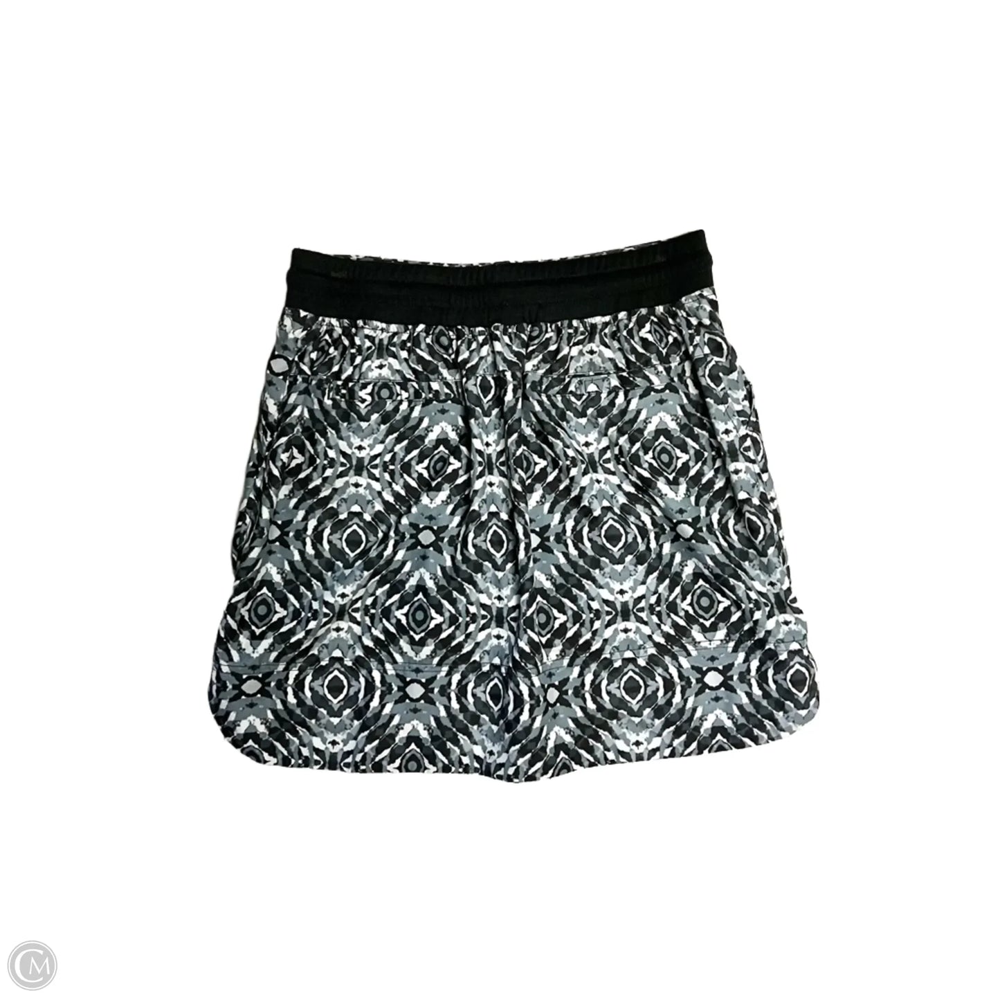 Athletic Skort By Zero Xposure In Black & Grey, Size: S