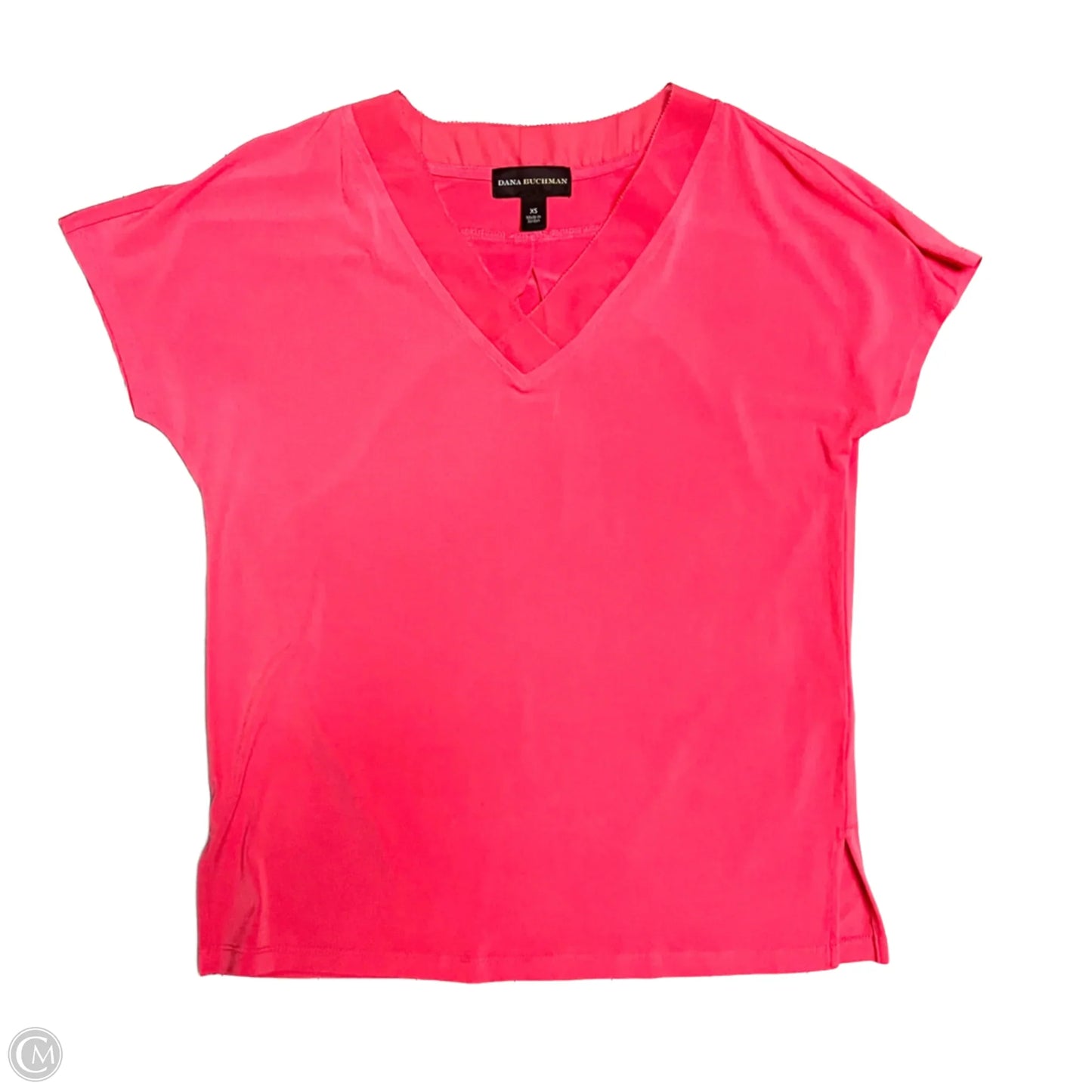 Top Short Sleeve By Dana Buchman In Red, Size: Xs