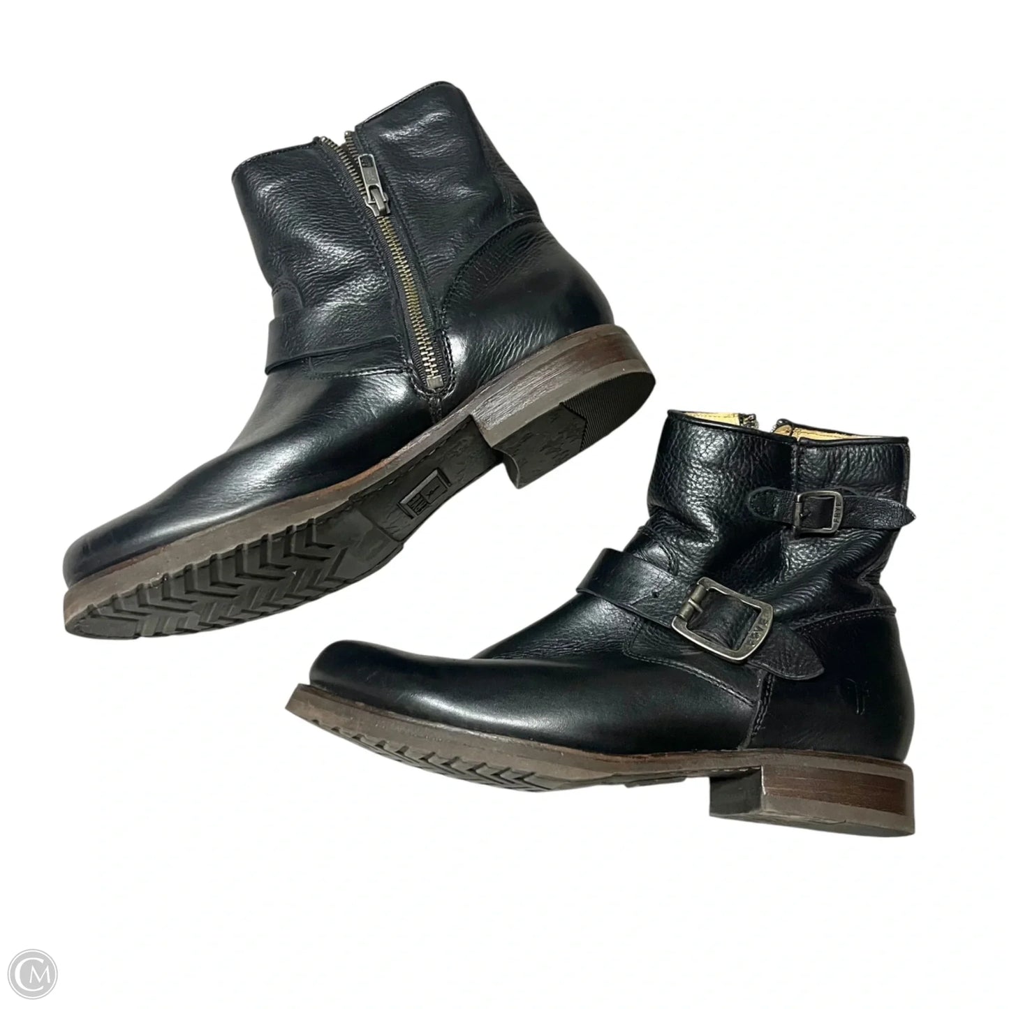 Boots Designer By Frye In Black, Size: 9