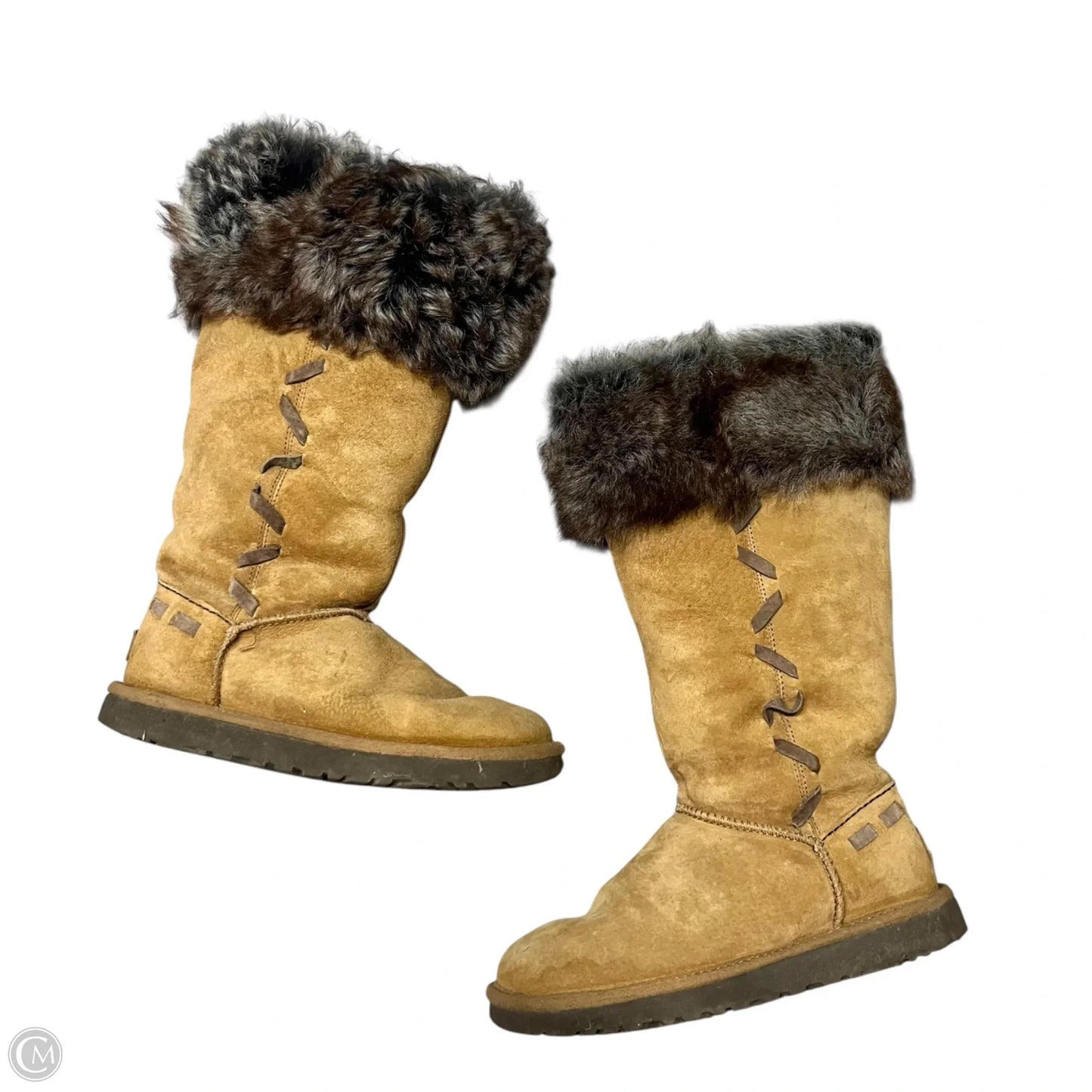 Boots Designer By Ugg In Tan, Size: 7
