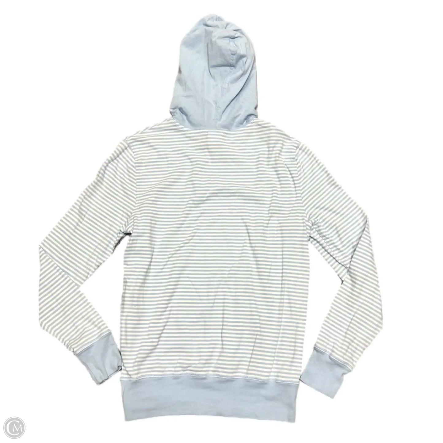Sweatshirt Hoodie By Brooks Brothers In Blue & White, Size: Xs