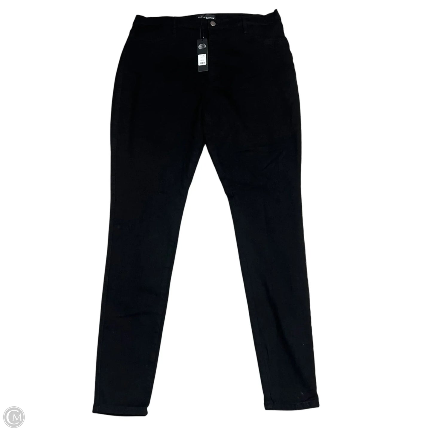 Jeans Skinny By Fashion Nova In Black Denim, Size: 3x
