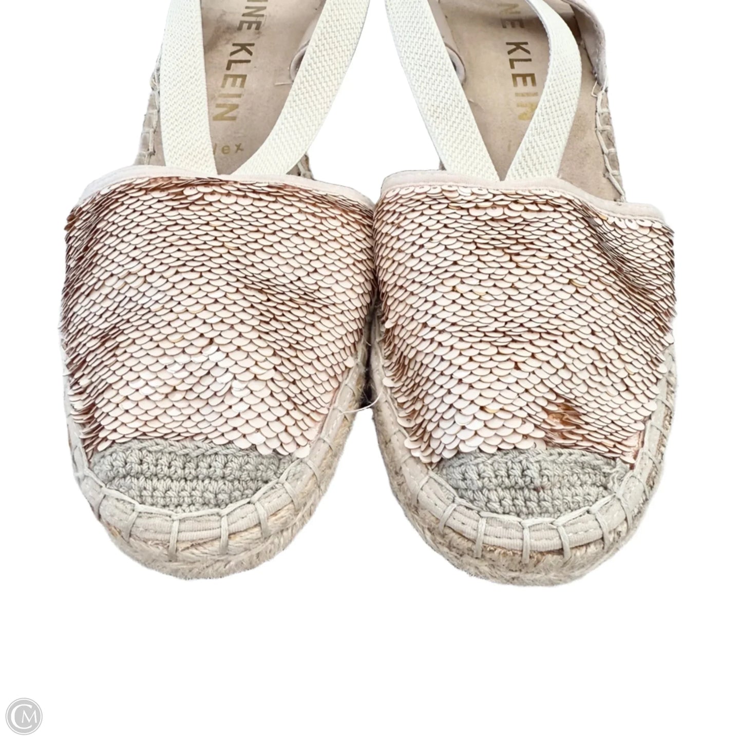 Shoes Heels Wedge By Anne Klein In Cream, Size: 10