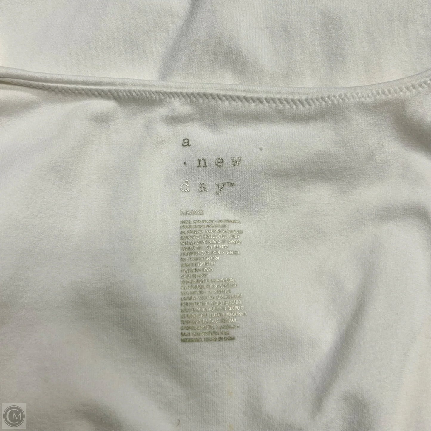 Bodysuit By A New Day In White, Size: L