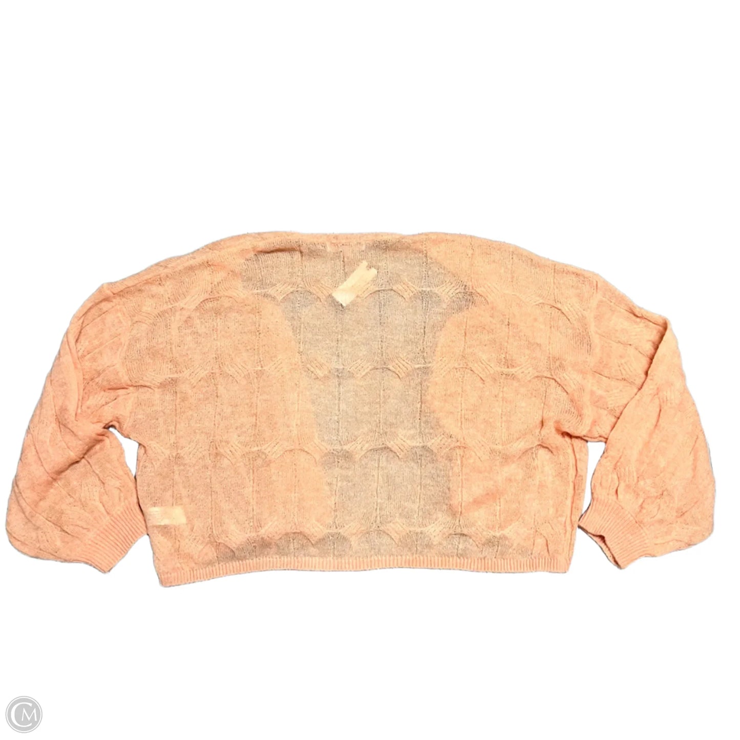 Sweater Cardigan By Anthropologie In Orange, Size: Osfm