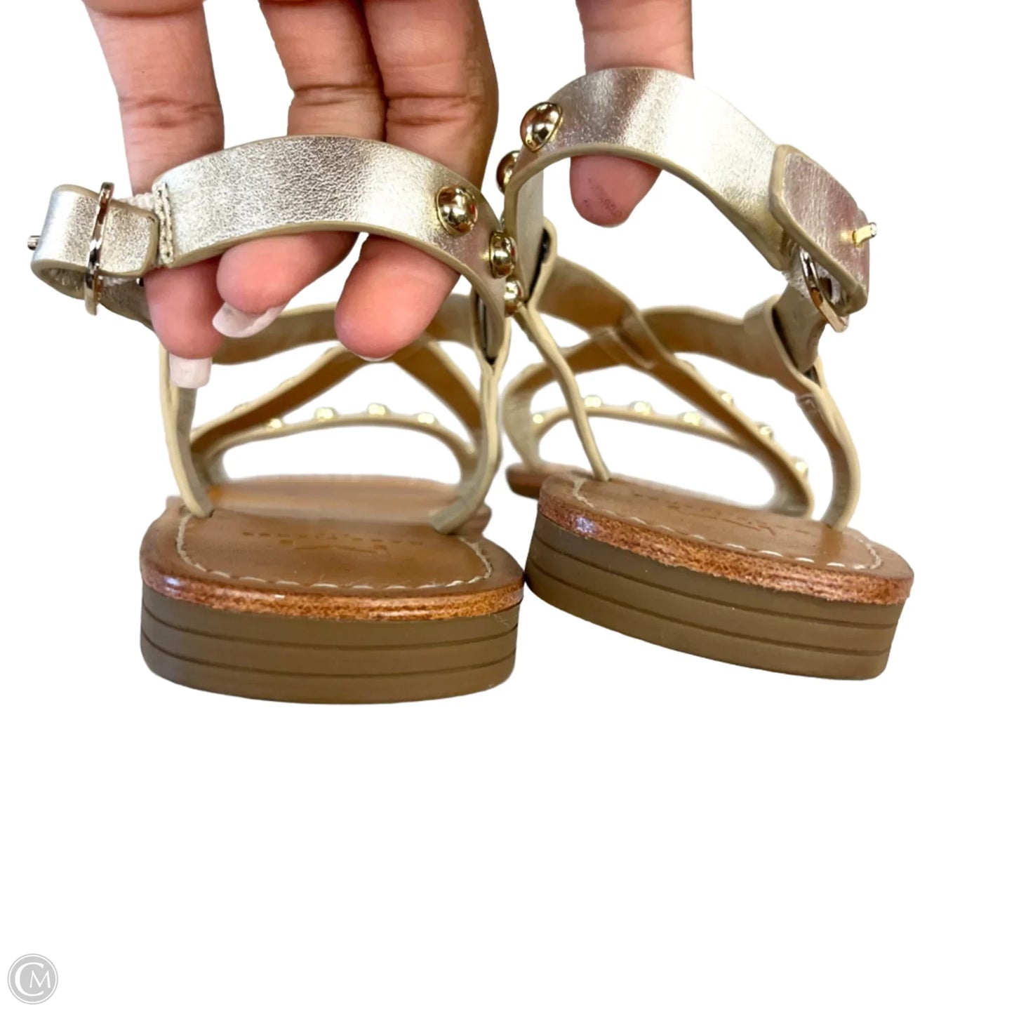 Sandals Flats By Marc Fisher In Gold, Size: 6
