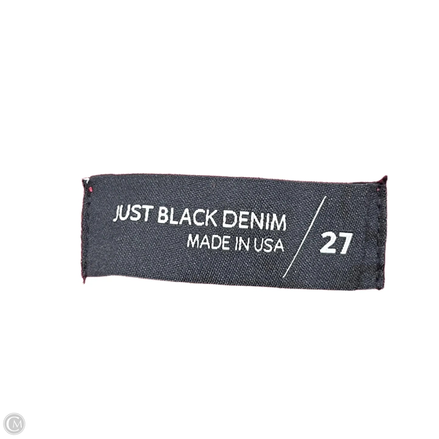 Jeans Flared By Just Black In Red Denim, Size: 4