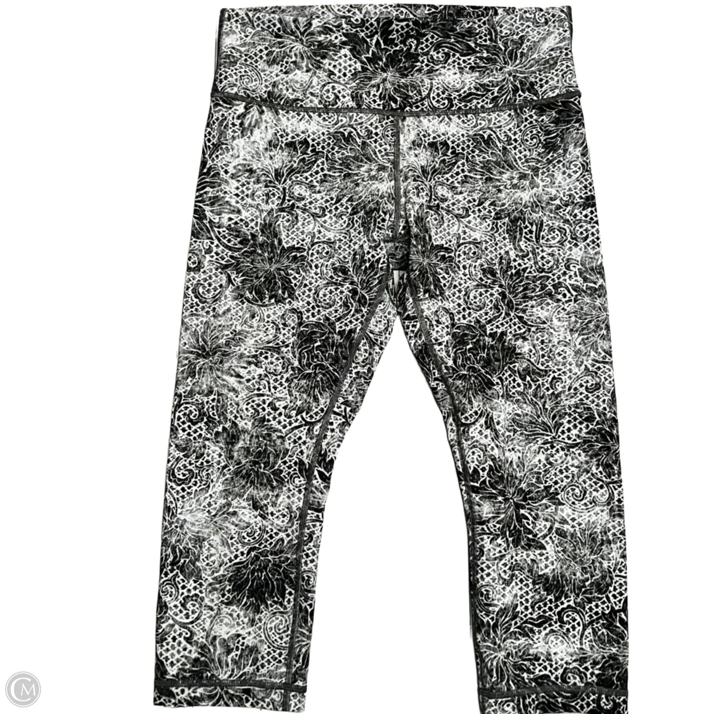 Athletic Capris By Lululemon In Grey, Size: 12