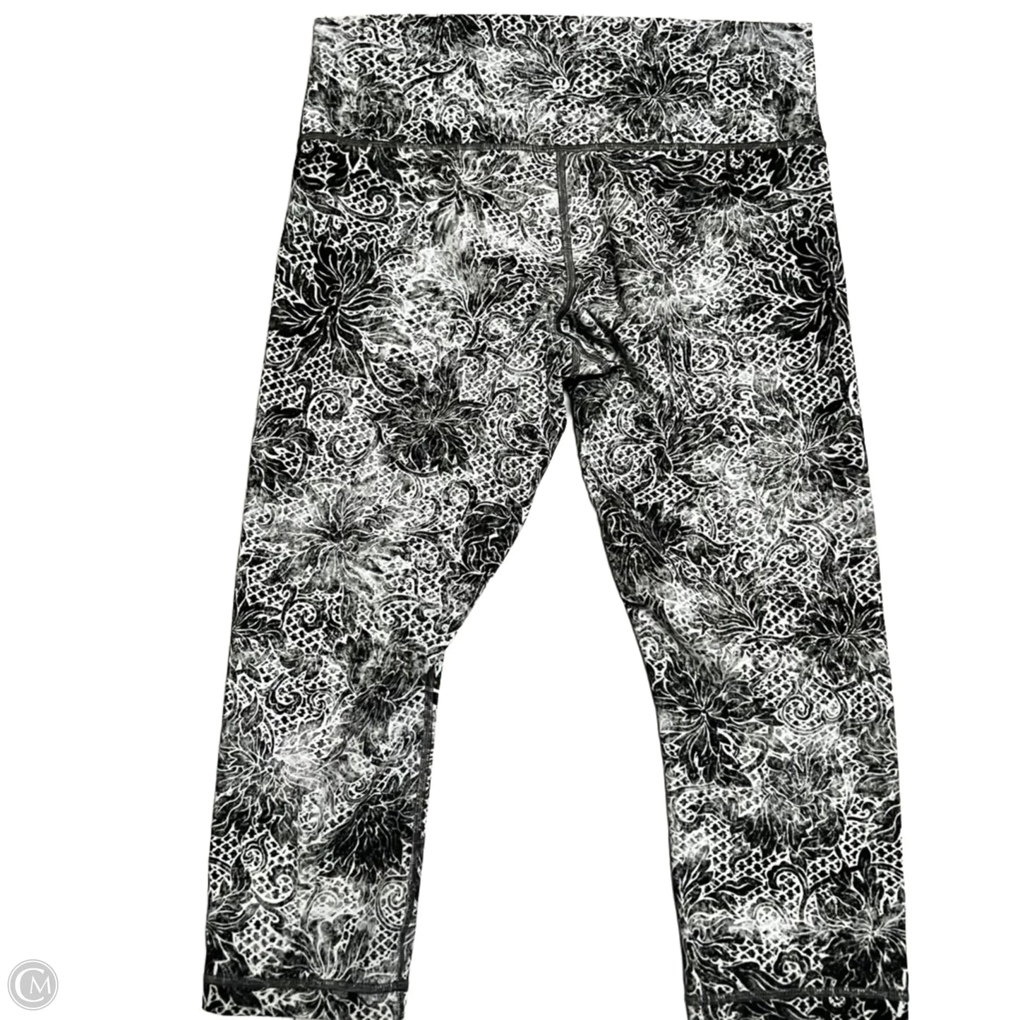 Athletic Capris By Lululemon In Grey, Size: 12