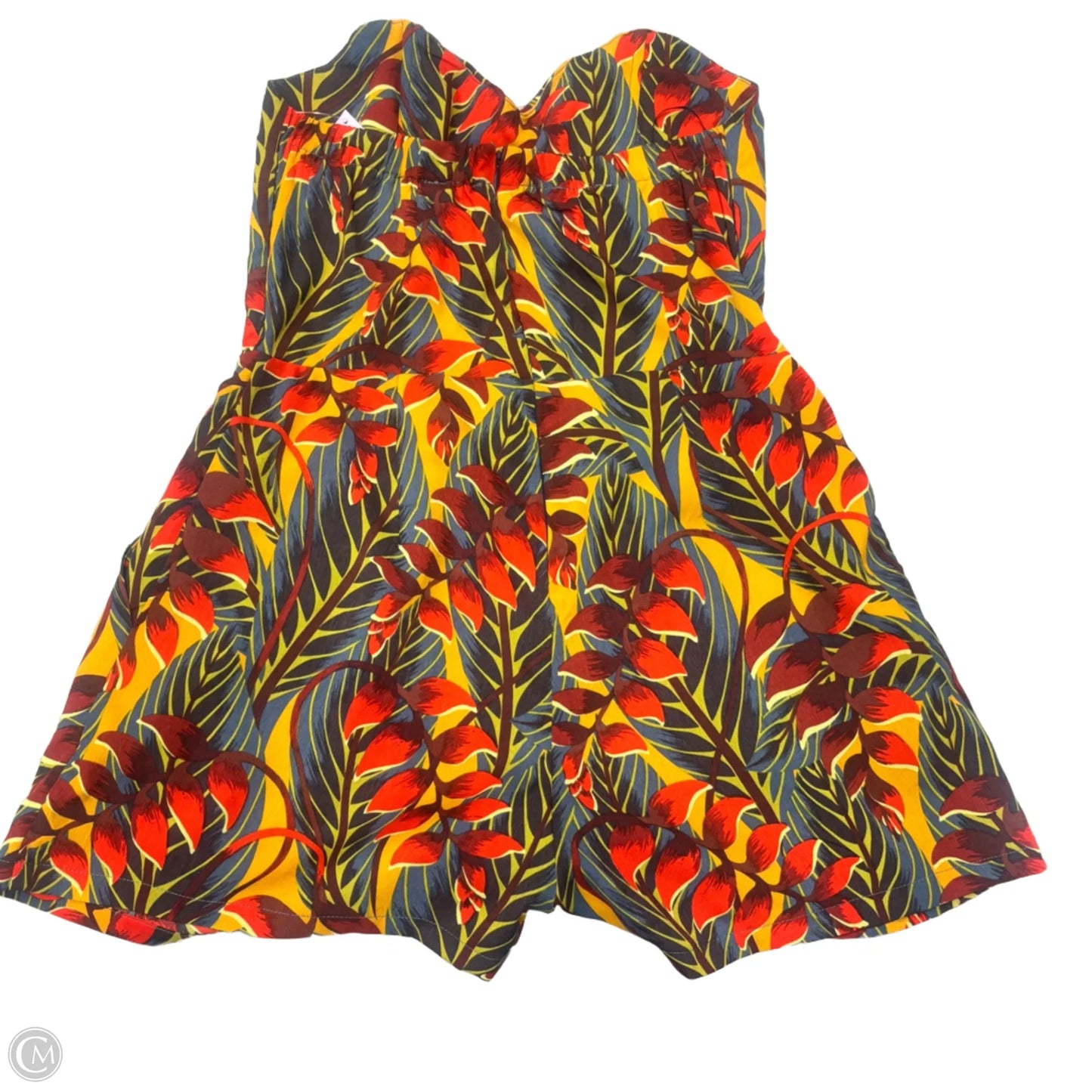 Romper By Molly Bracken In Red & Yellow, Size: M