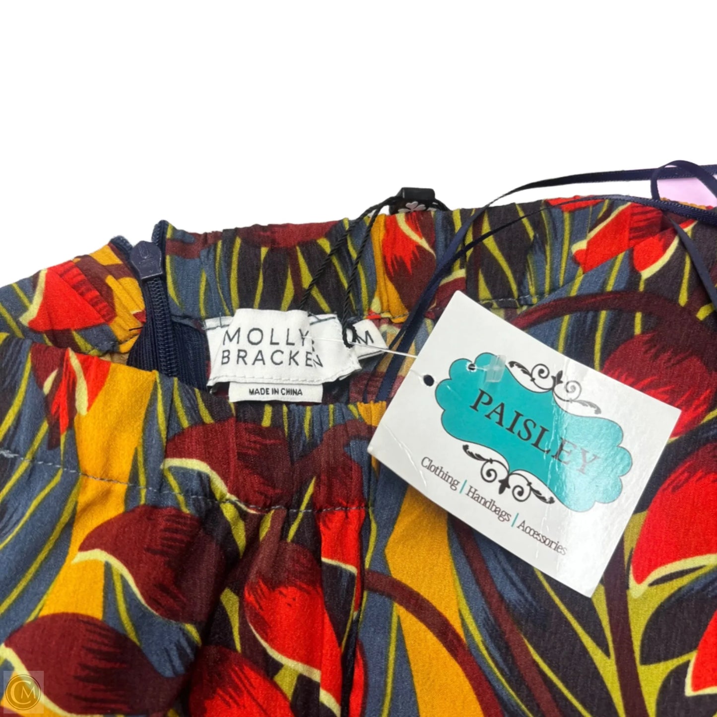 Romper By Molly Bracken In Red & Yellow, Size: M