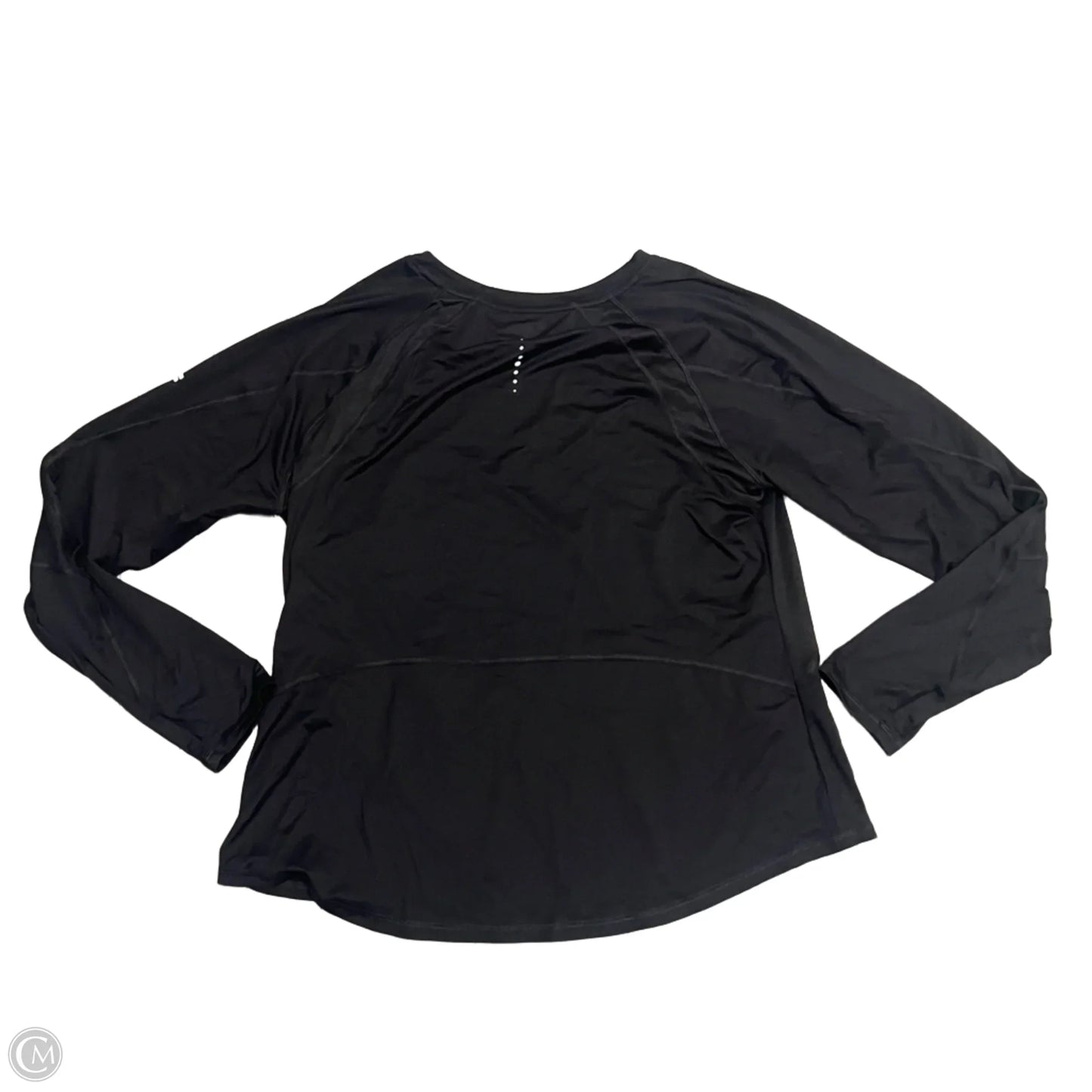 Athletic Top Long Sleeve Crewneck By Fila In Black, Size: Xxl