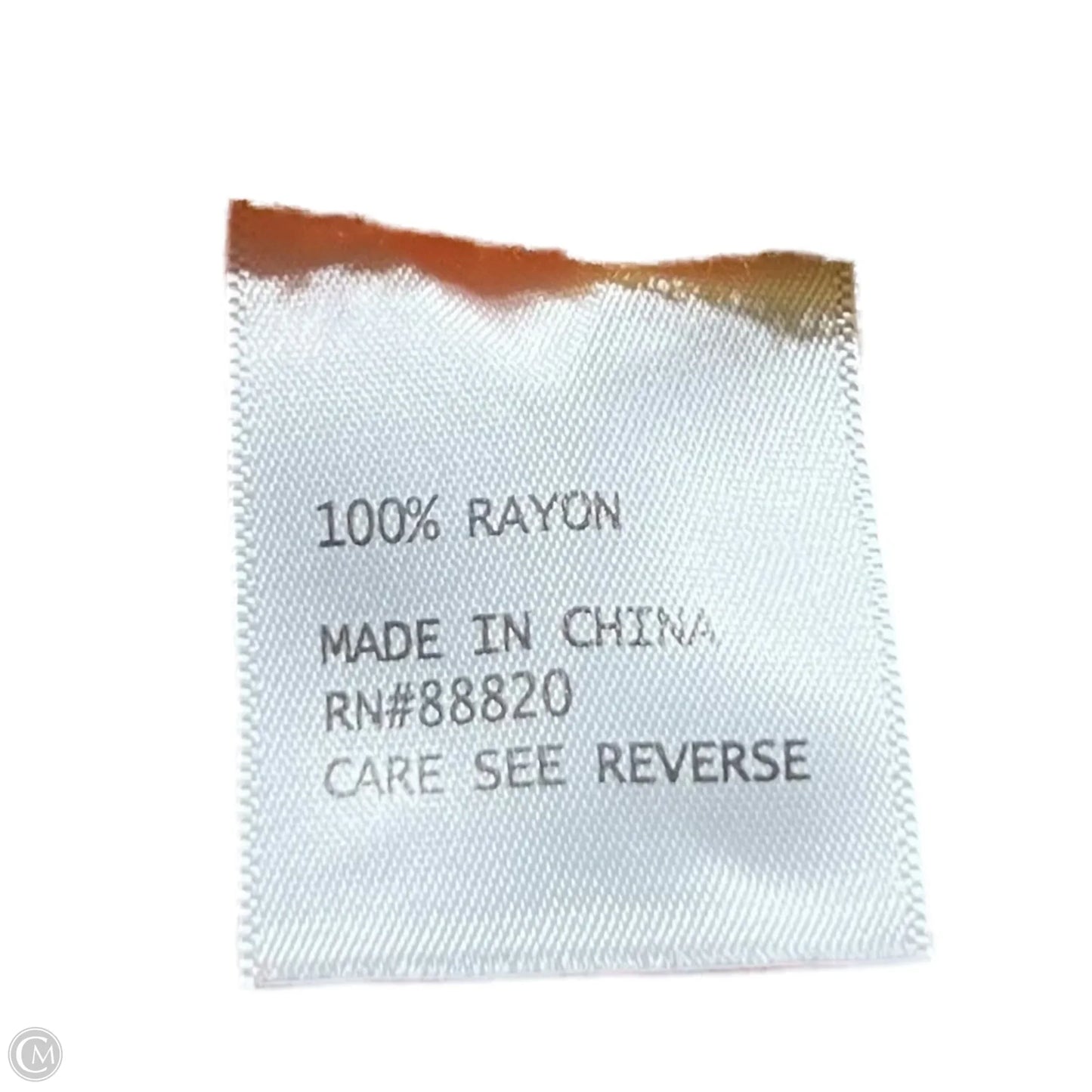 Top Long Sleeve By Rachel Roy In Green & Orange, Size: M