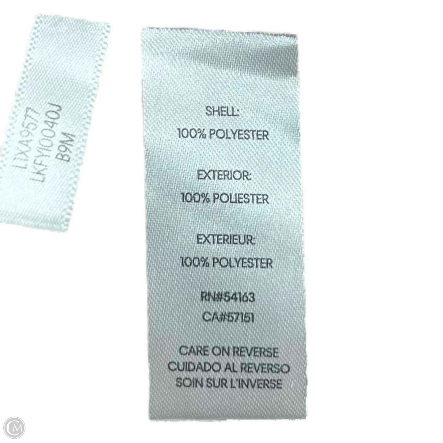 Top Long Sleeve Designer By Karl Lagerfeld In Peach, Size: Xl