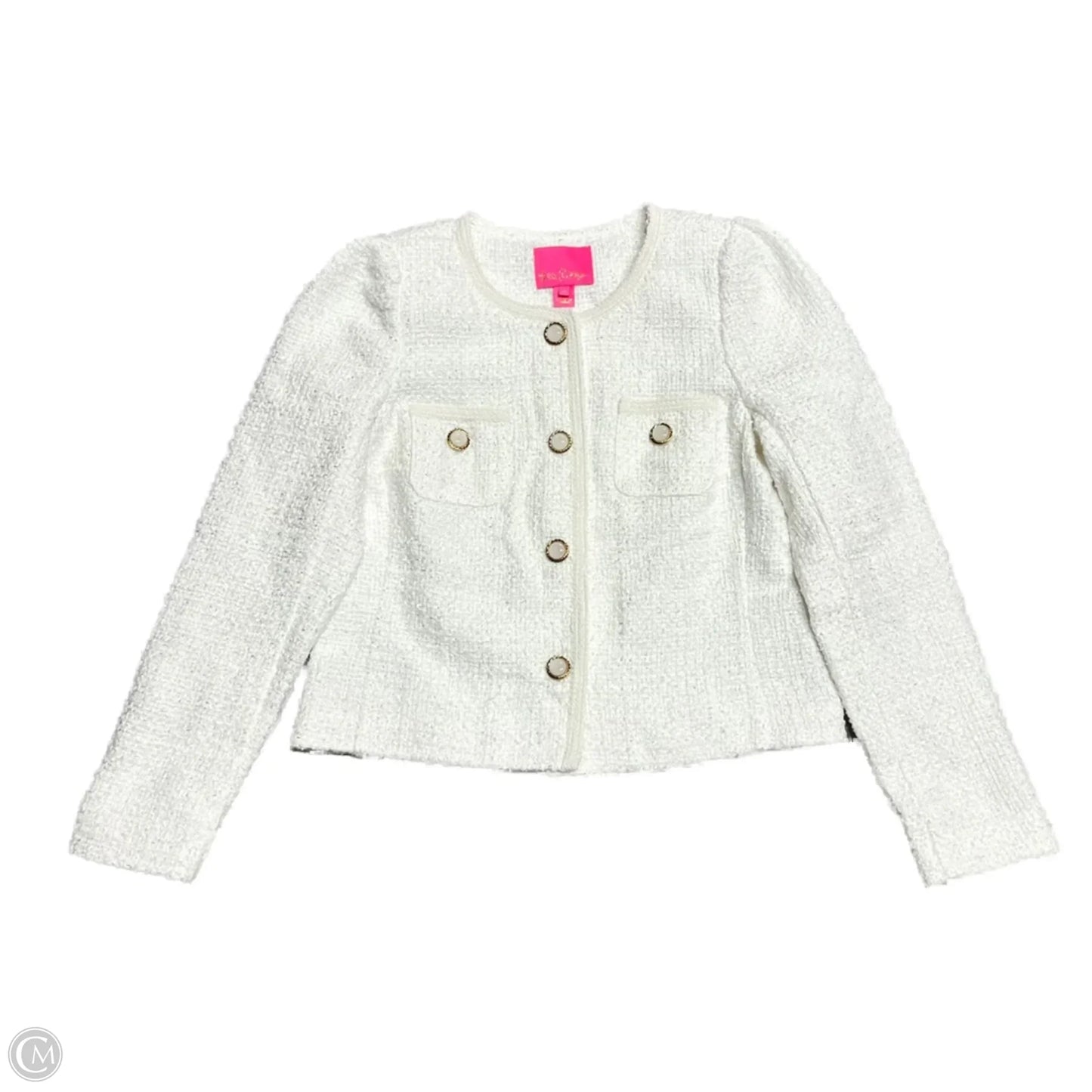 Blazer Designer By Lilly Pulitzer In White, Size: Xs