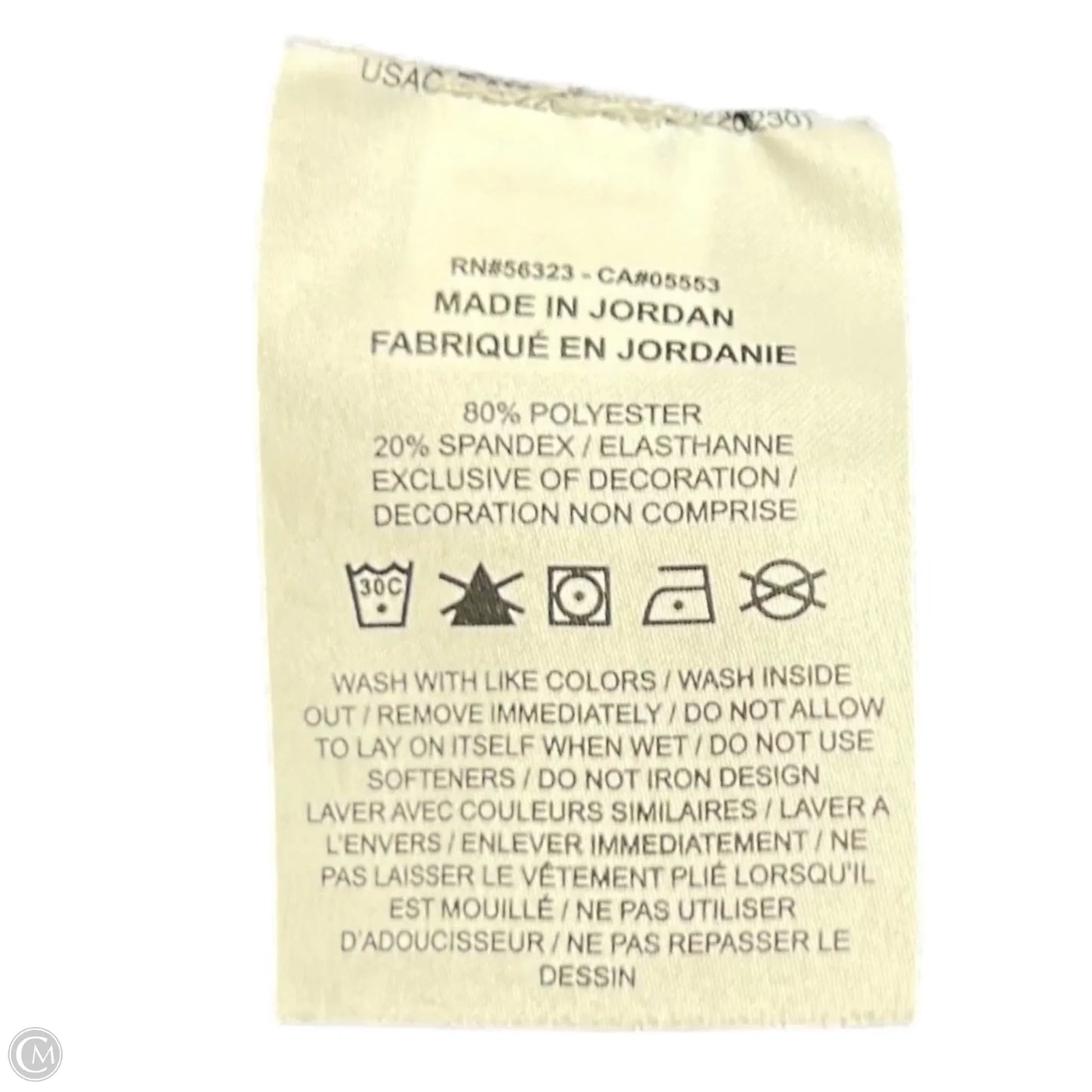 Athletic Leggings By Nike In Blue, Size: 12