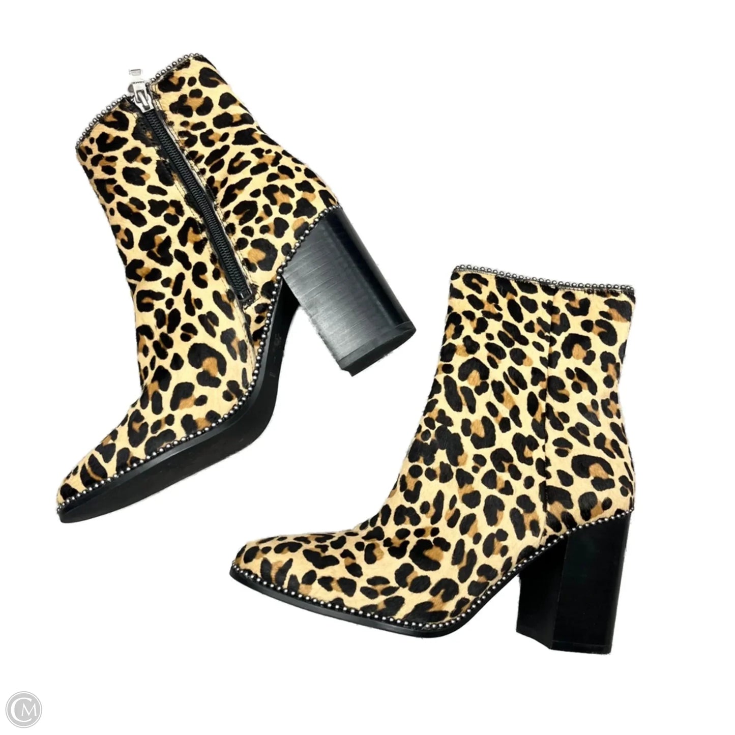 Boots Designer By Coach In Leopard Print, Size: 7