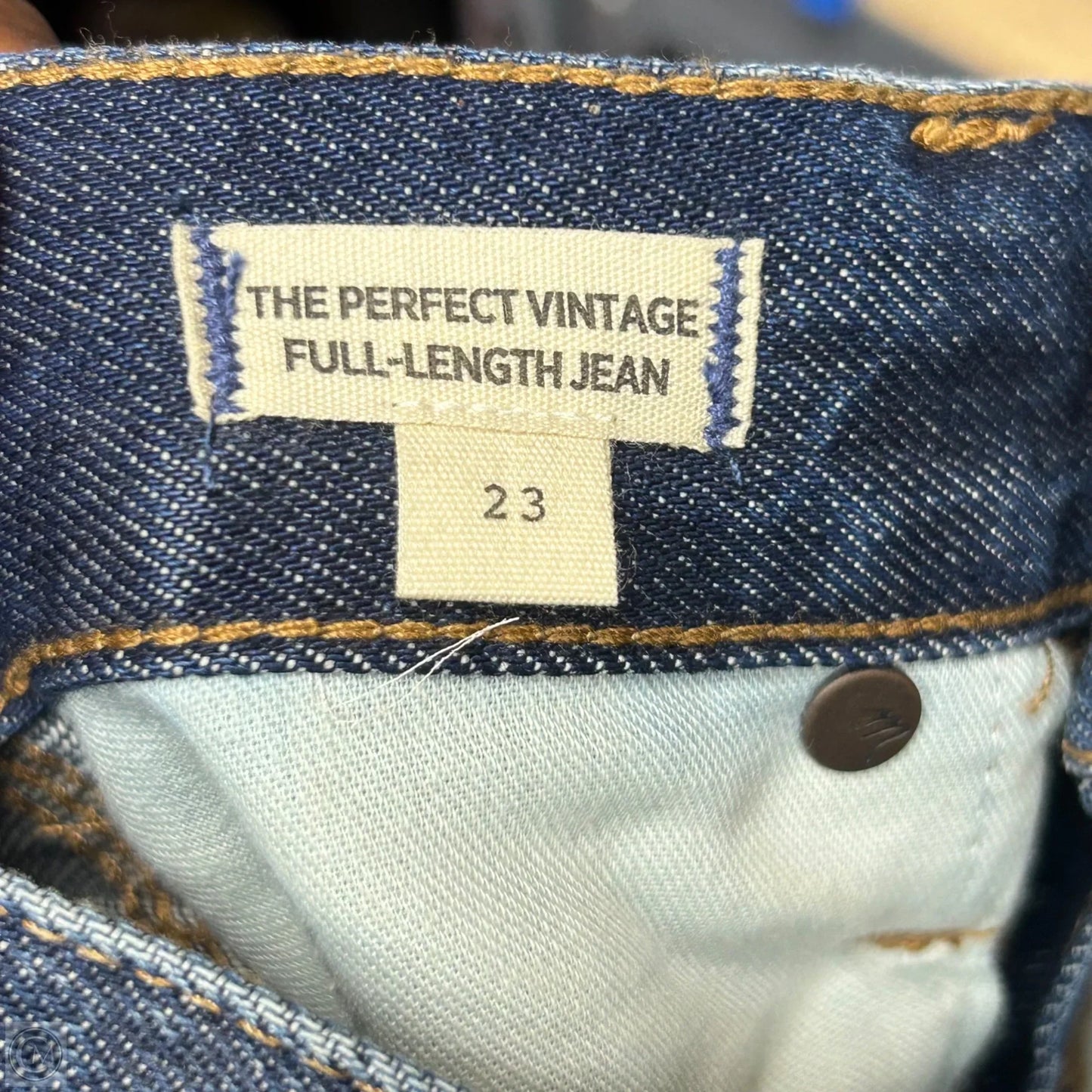 Jeans Straight By Madewell In Blue Denim, Size: 0
