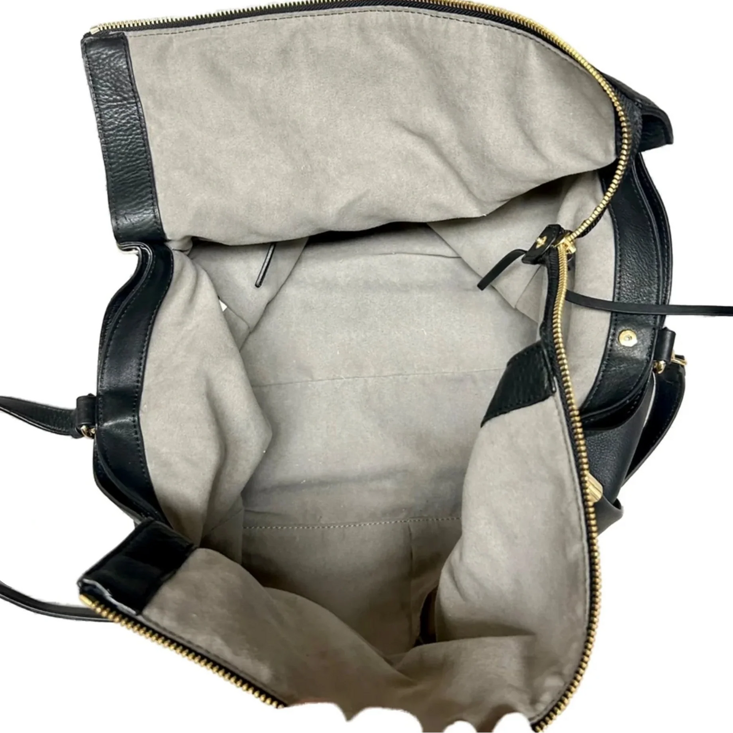 Handbag Leather By Vince Camuto, Size: Large