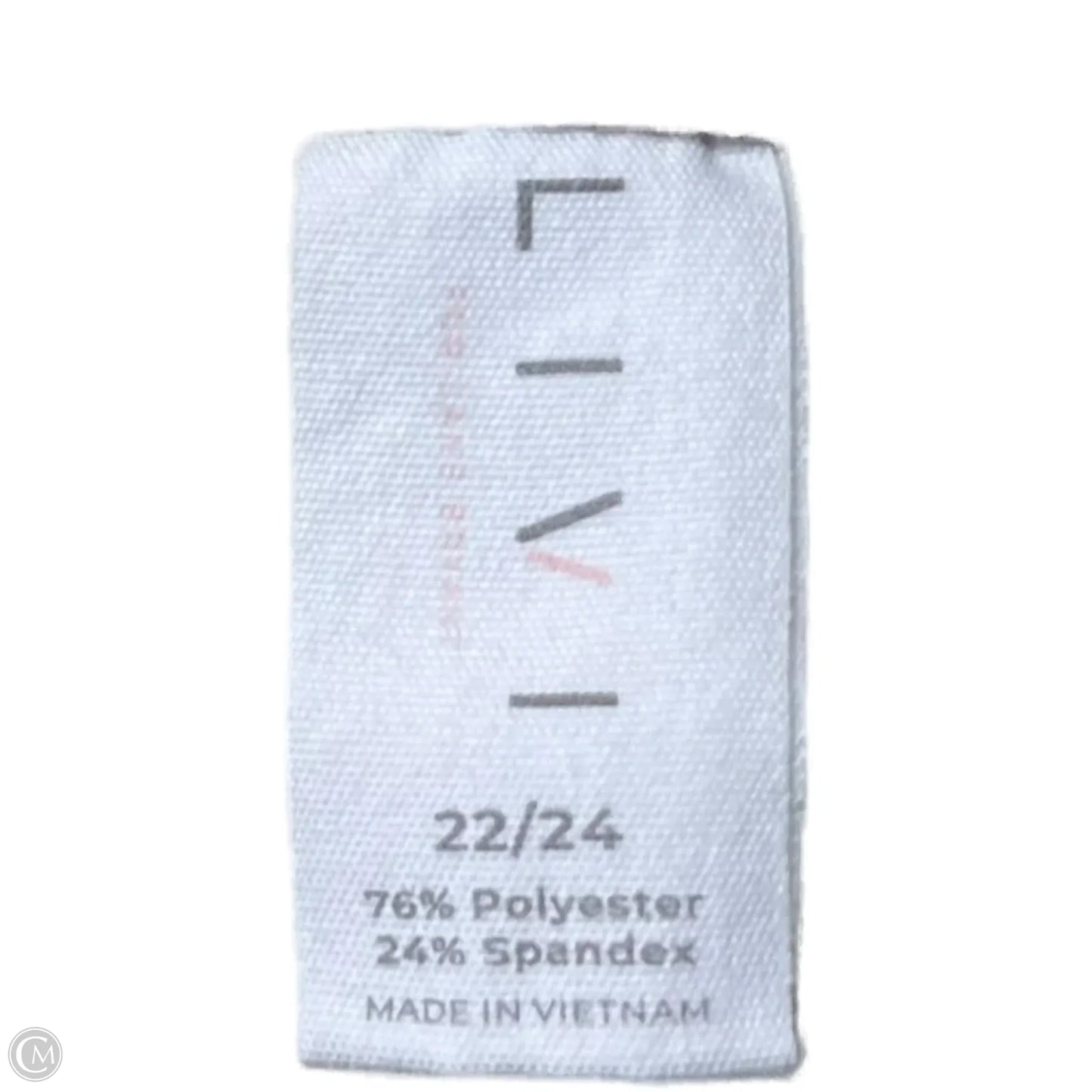 Athletic Shorts By Livi Active In Cream, Size: 22