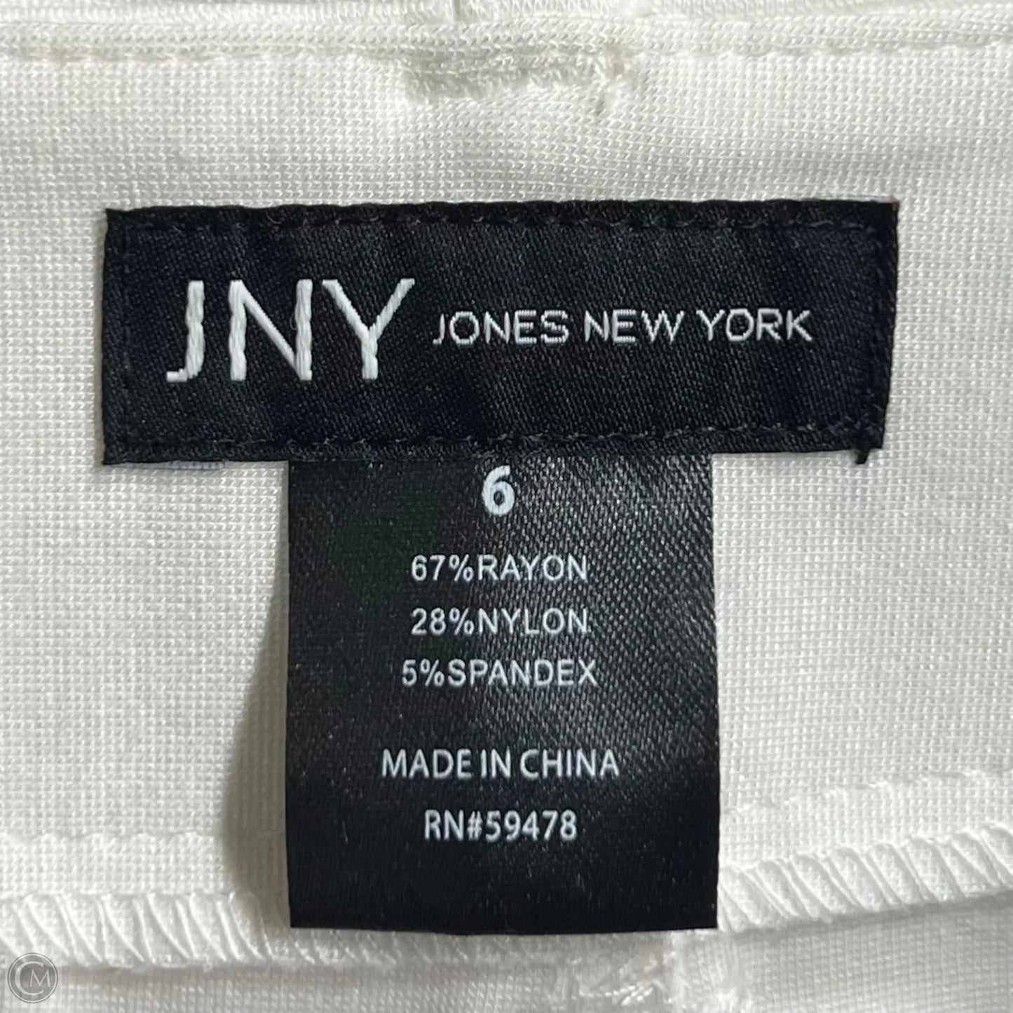 Pants Dress By Jones New York In Cream, Size: 6