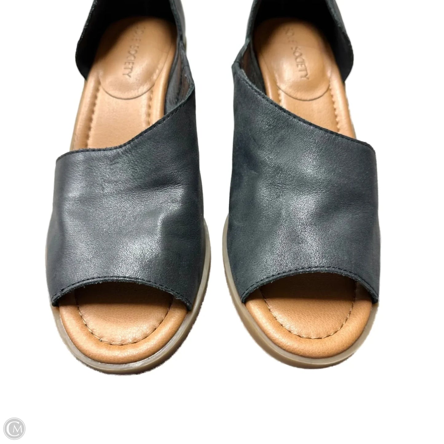 Sandals Heels Block By Sole Society In Black, Size: 8.5