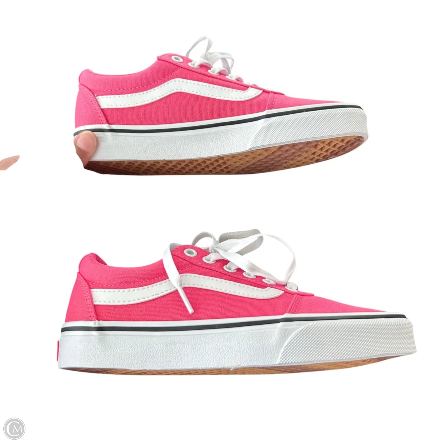 Shoes Sneakers By Vans In Pink, Size: 6.5