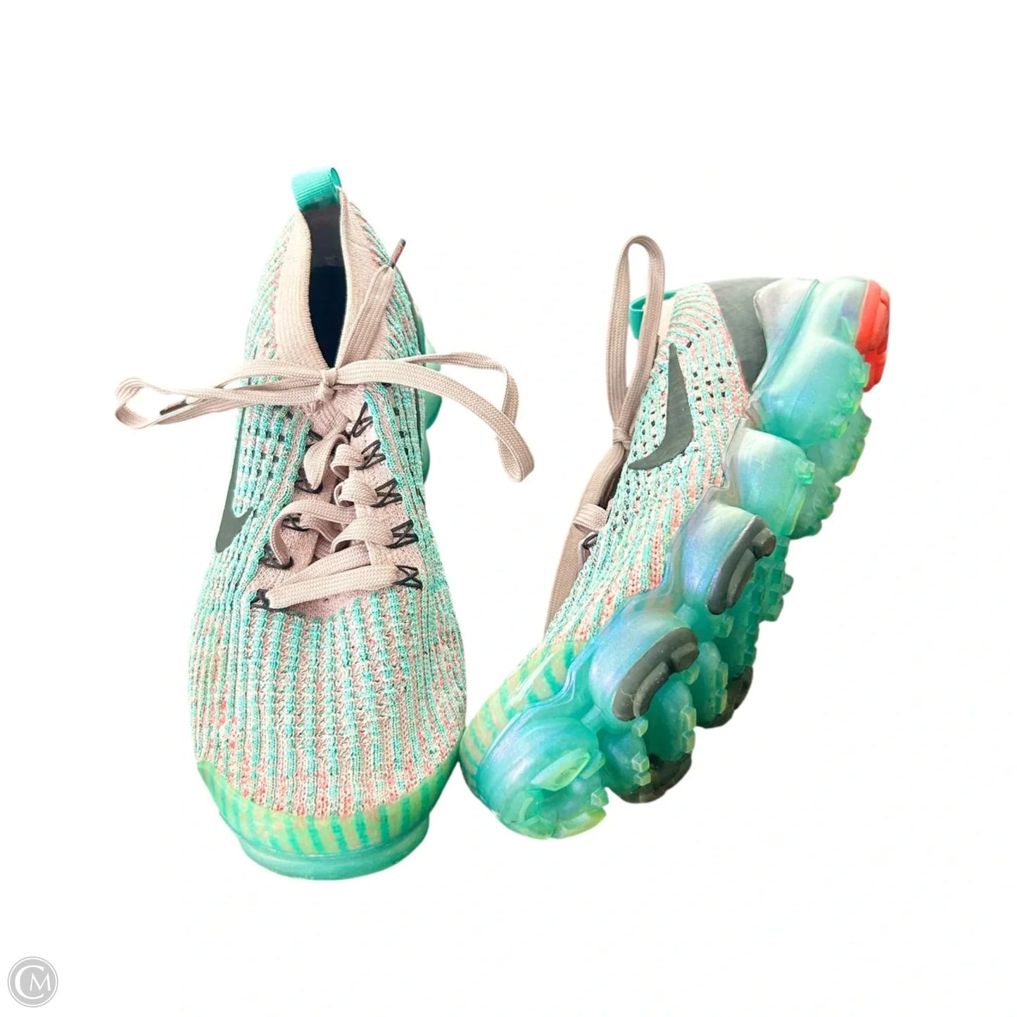 Shoes Athletic By Nike In Blue & Green, Size: 8.5