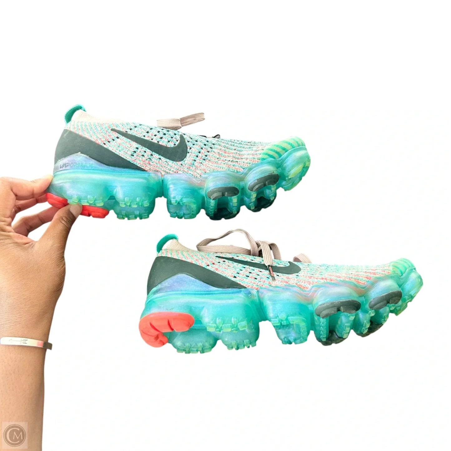 Shoes Athletic By Nike In Blue & Green, Size: 8.5