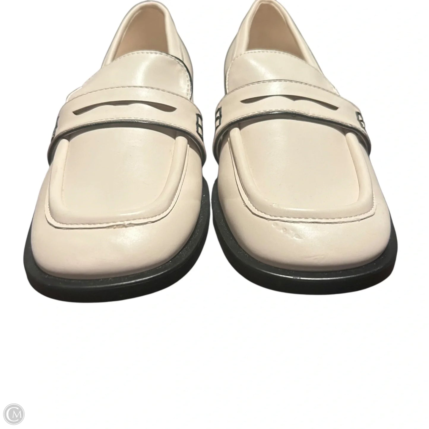Shoes Heels Platform By Charles and Keith In Cream, Size: 5
