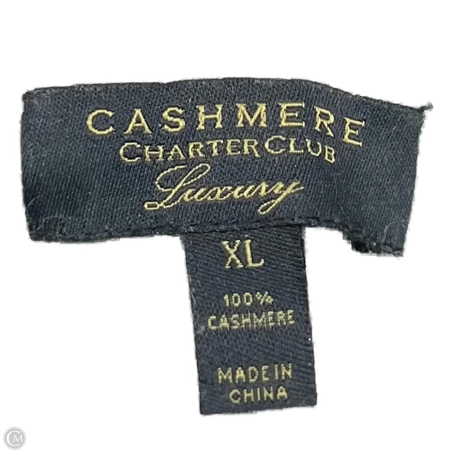 Sweater By Charter Club In Taupe, Size: Xl