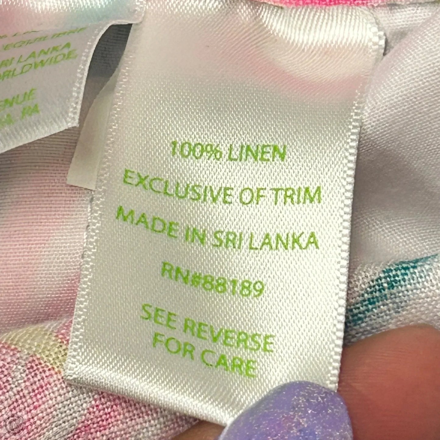 Pants Designer By Lilly Pulitzer In Blue & Pink, Size: 16