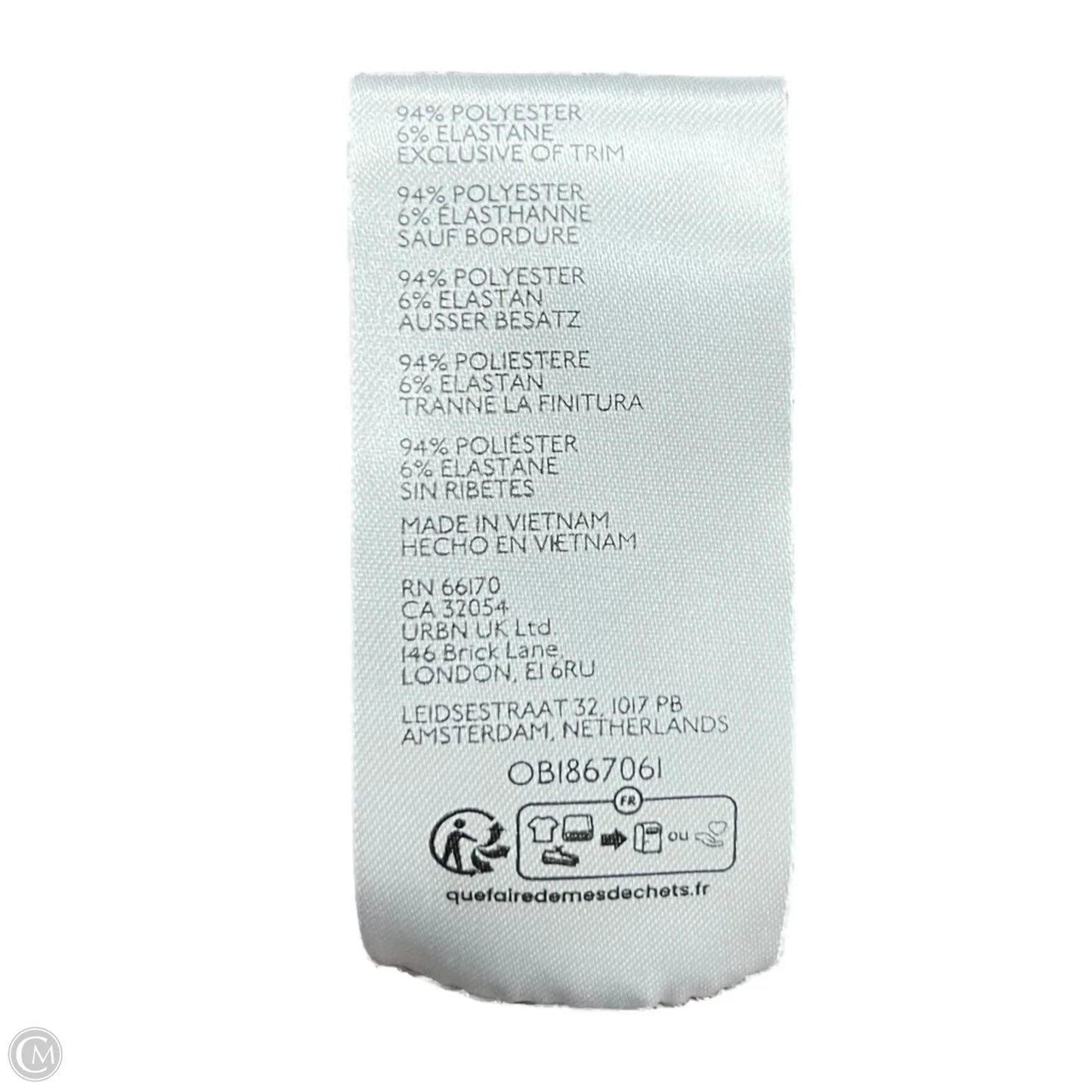 Dress Casual Short By Kimichi Blue In Brown & Cream, Size: M