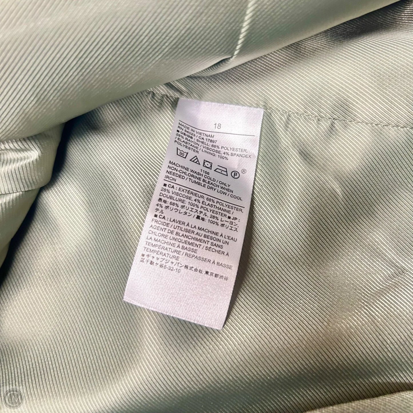 Blazer By Banana Republic In Green, Size: 1x