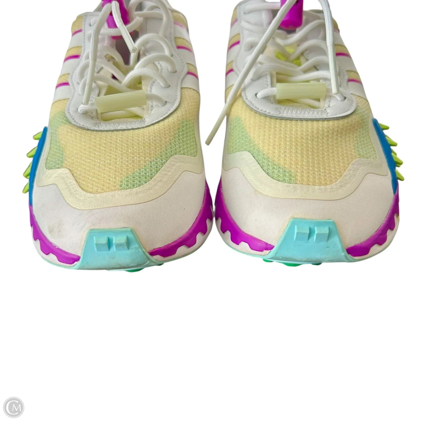 Shoes Sneakers By Adidas In Purple & White, Size: 8