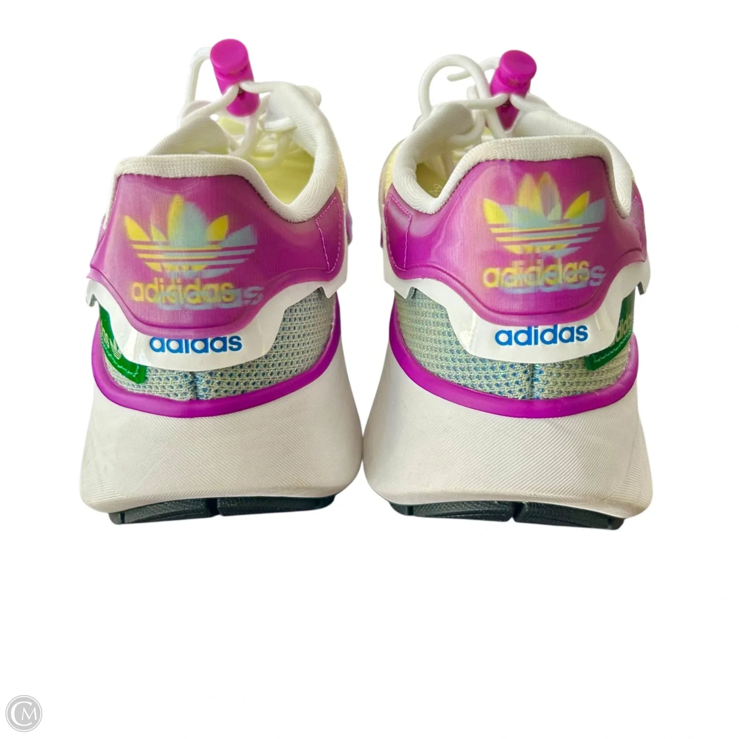 Shoes Sneakers By Adidas In Purple & White, Size: 8
