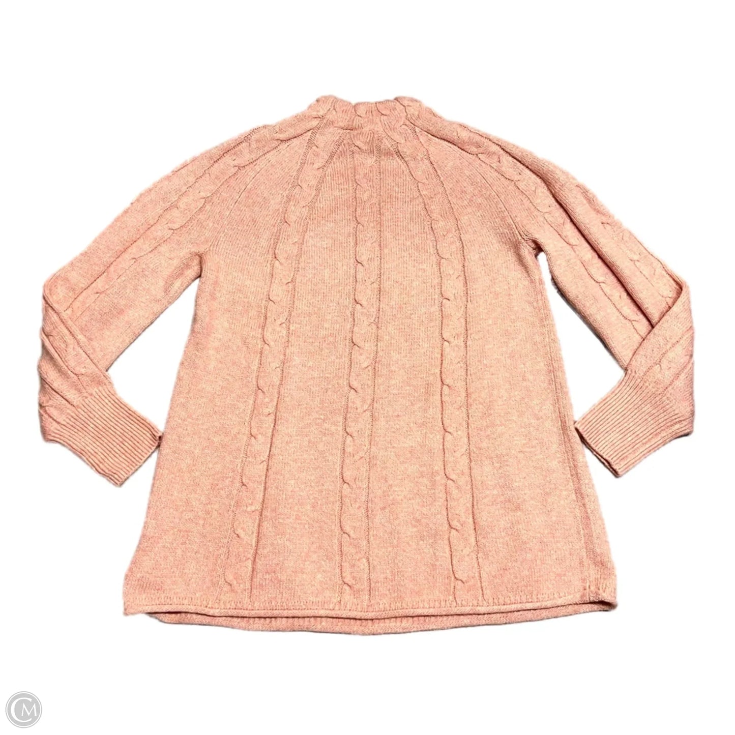 Sweater By Soft Surroundings In Peach, Size: L