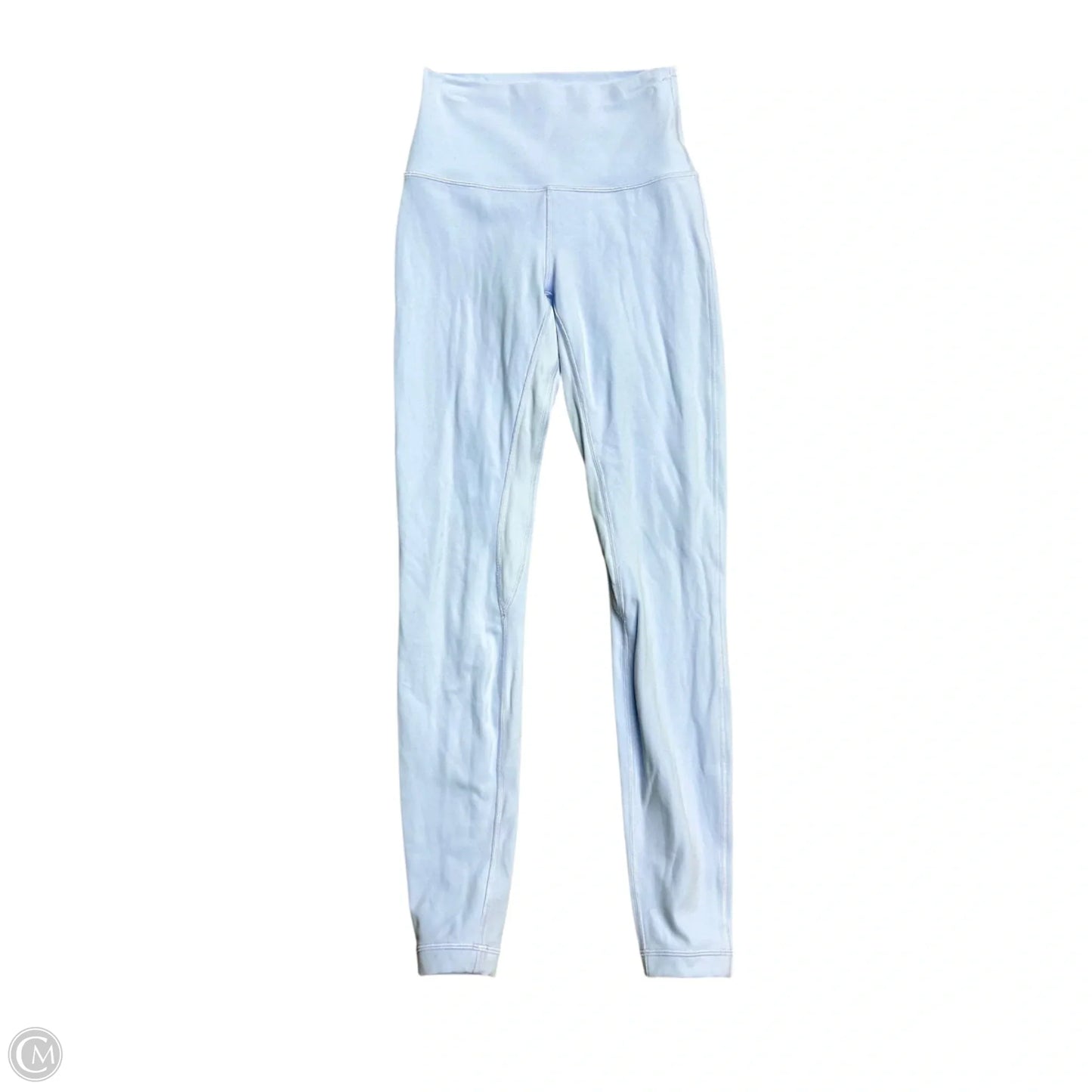 Athletic Leggings By Lululemon In Blue, Size: 4