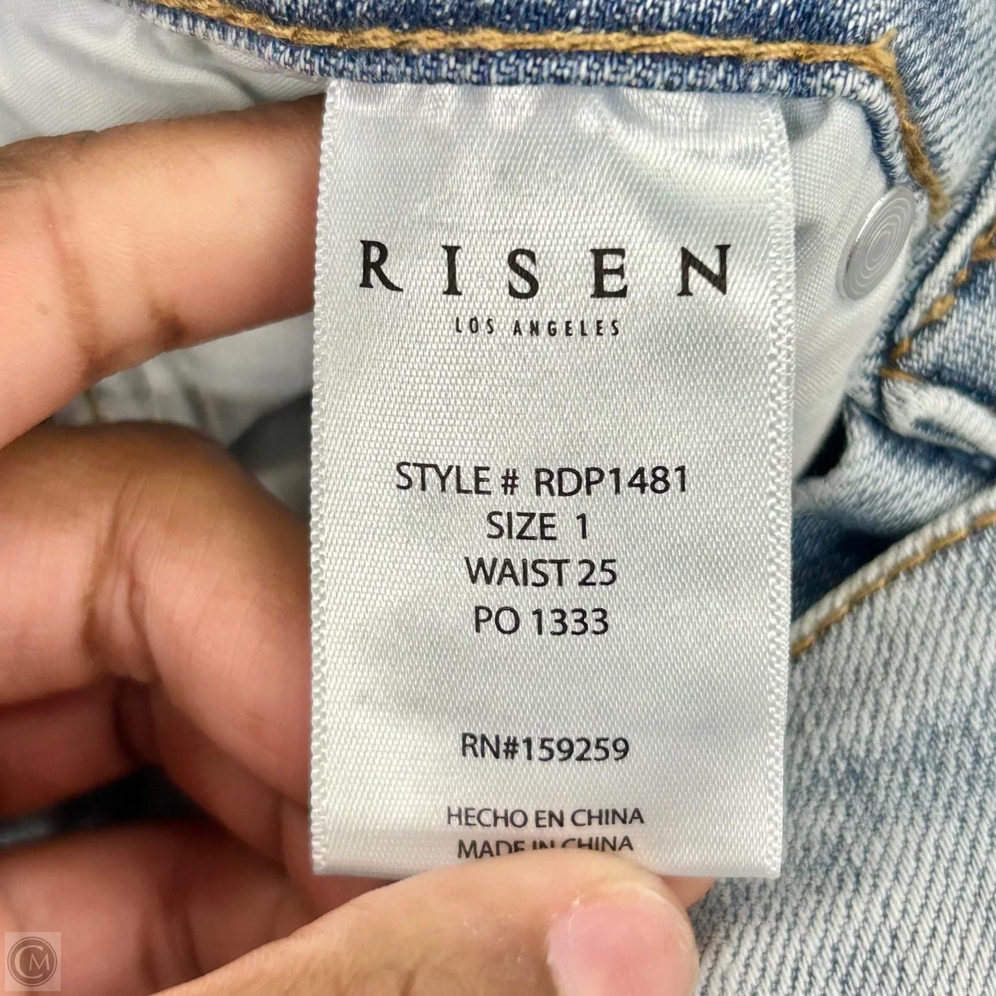 Jeans Flared By Risen In Blue Denim, Size: 2