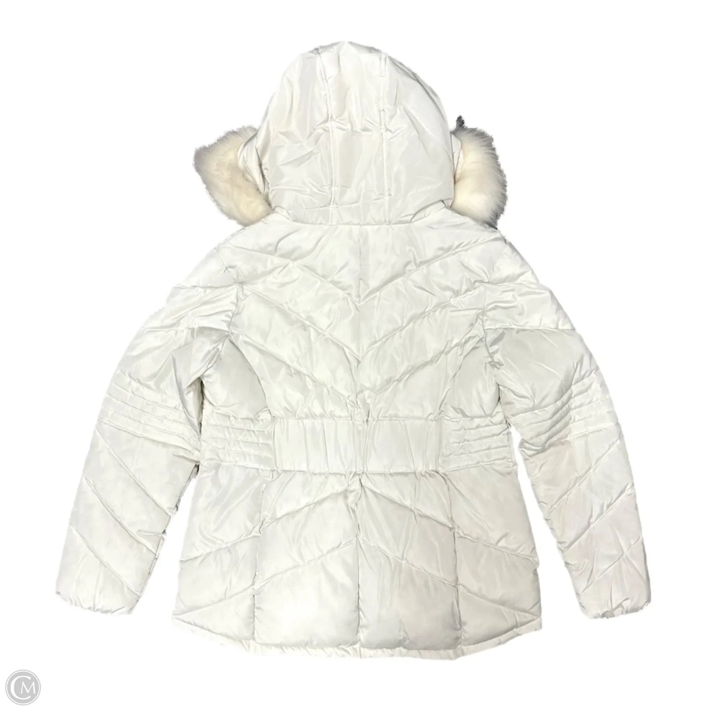 Coat Parka By Guess In Cream, Size: Xl