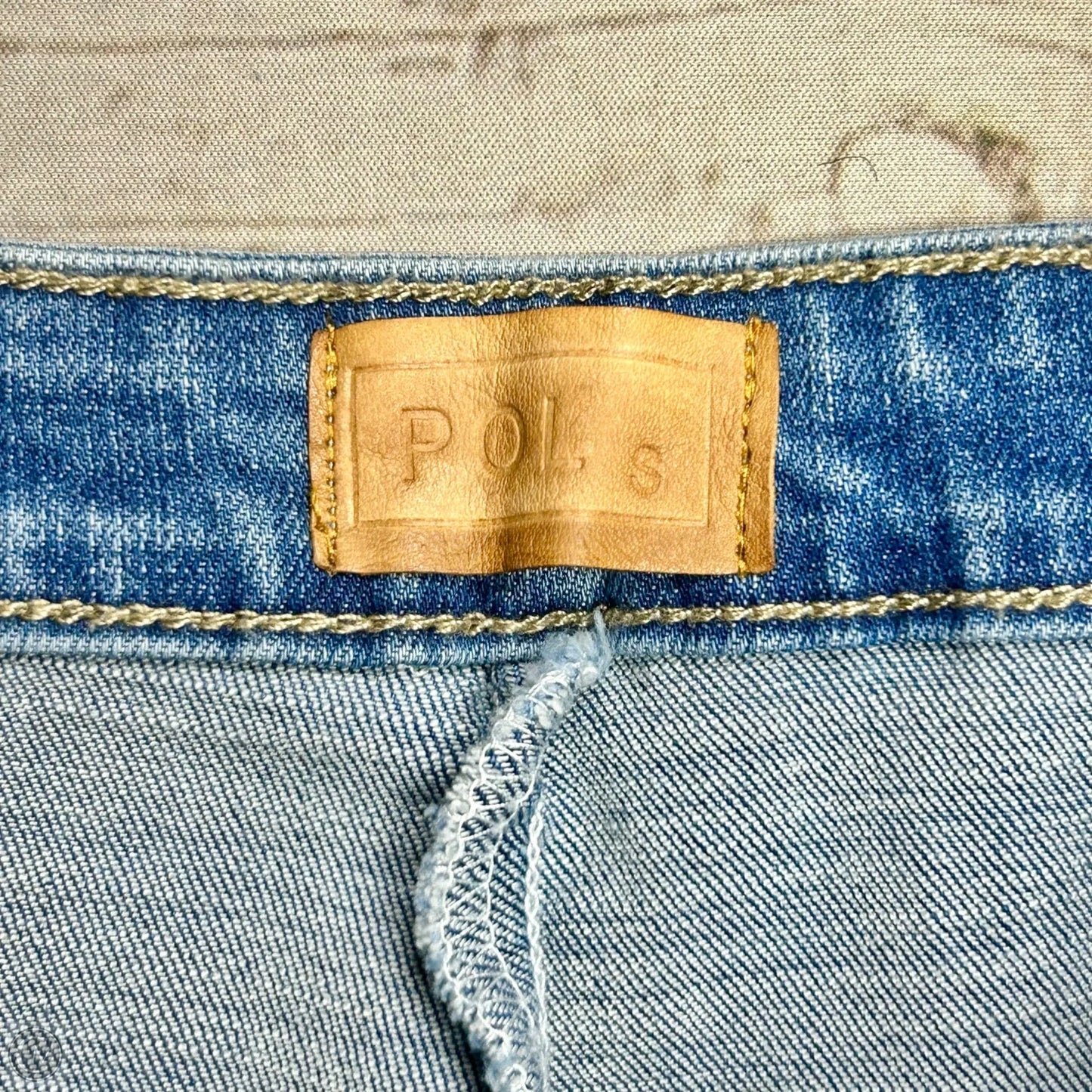 Jeans Flared By Pol In Blue Denim, Size: 4