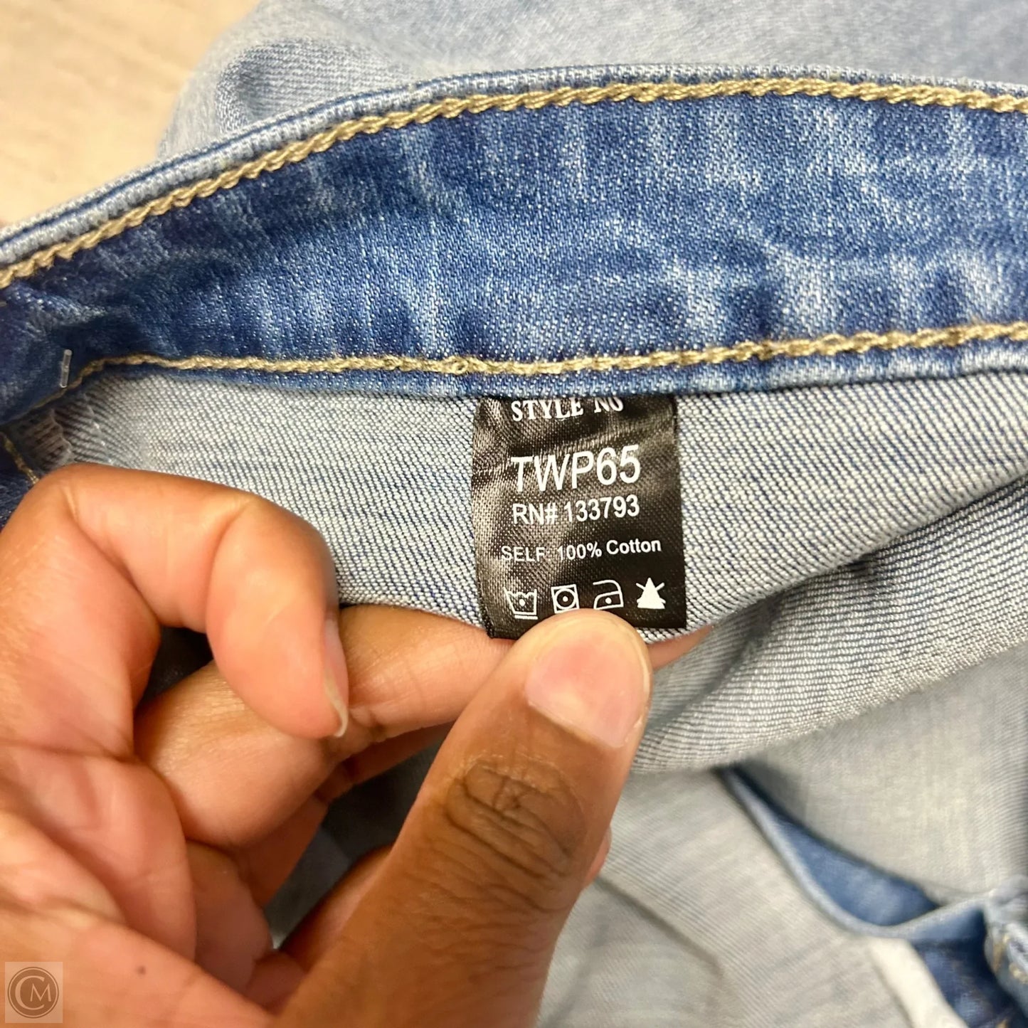Jeans Flared By Pol In Blue Denim, Size: 4