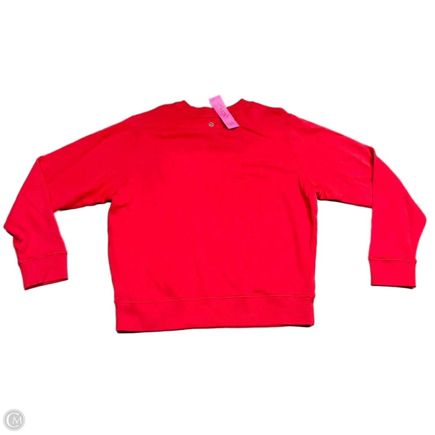 Sweatshirt Designer By Lilly Pulitzer In Red & White, Size: S