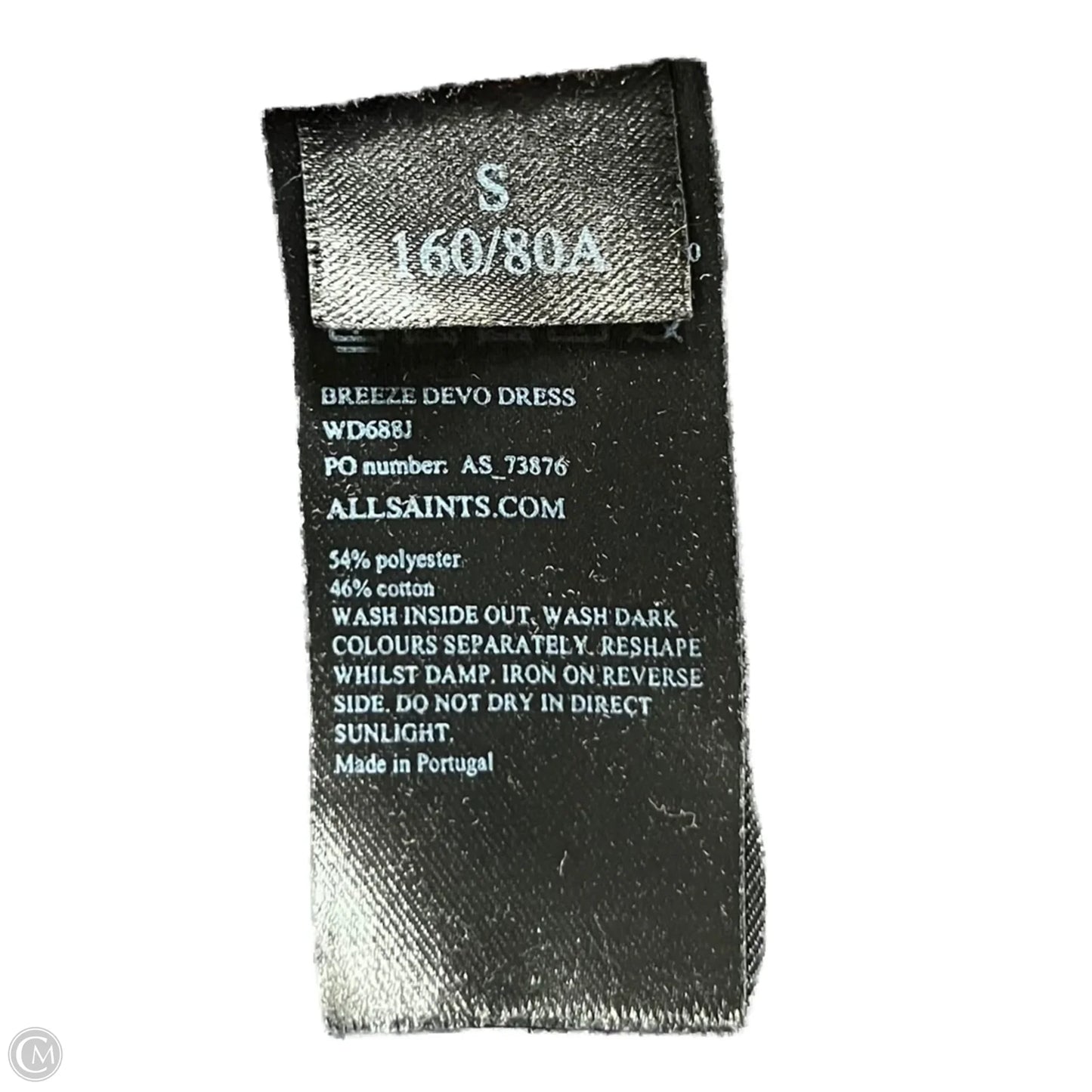 Dress Designer By All Saints In Grey, Size: S