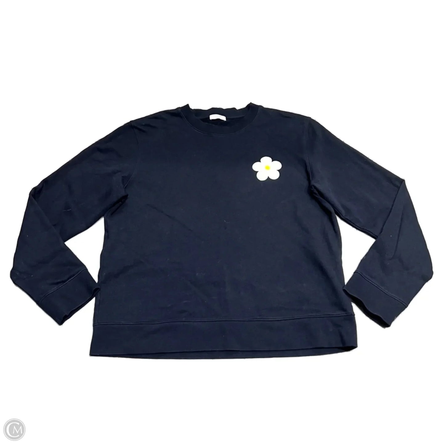 Sweatshirt Designer By Sandro In Navy, Size: Xxl