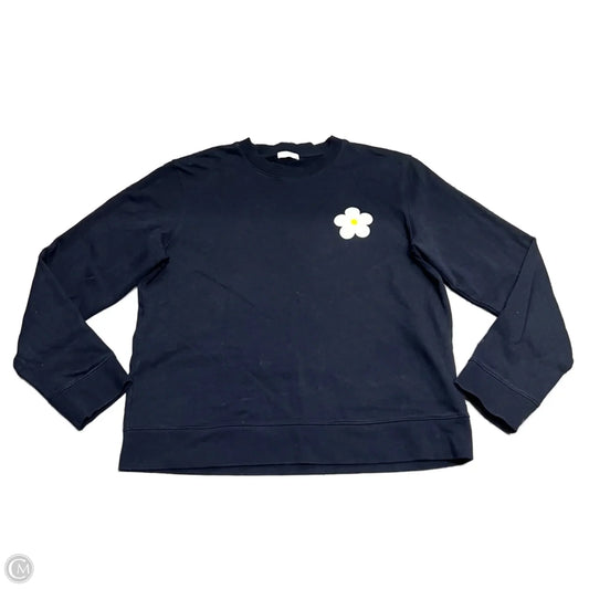 Sweatshirt Designer By Sandro In Navy, Size: Xxl