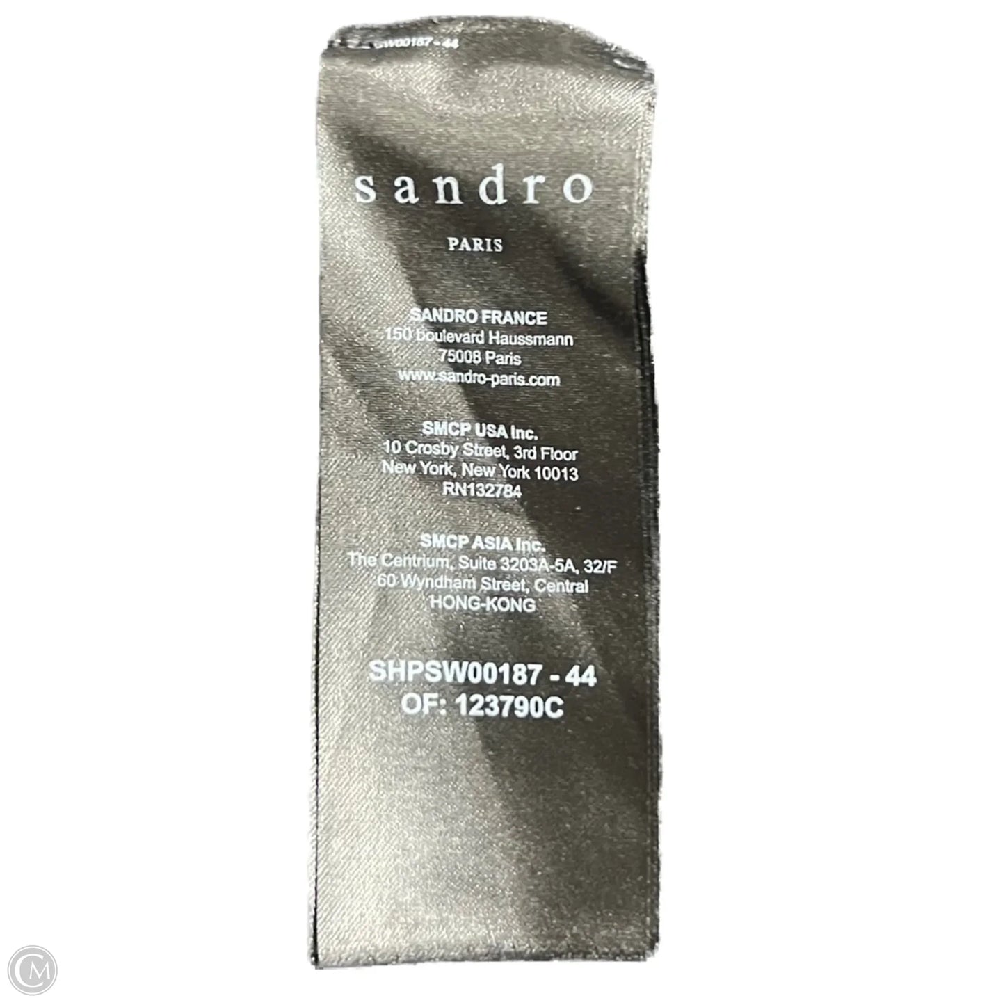 Sweatshirt Designer By Sandro In Navy, Size: Xxl