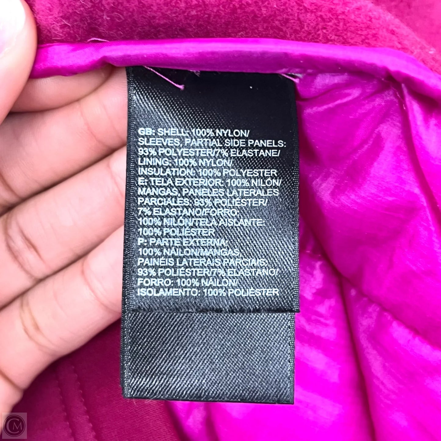 Jacket Puffer & Quilted By The North Face In Pink & Red, Size: S